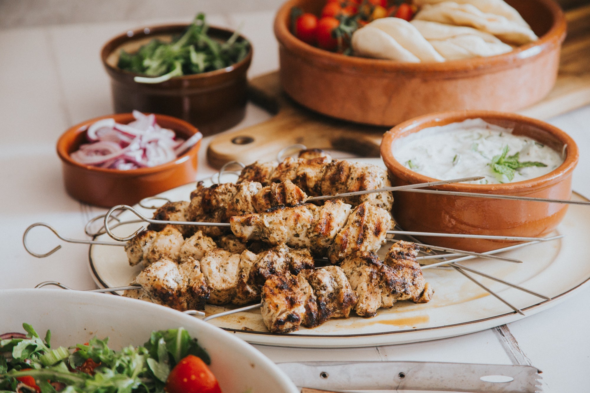 Summery Chicken Souvlaki