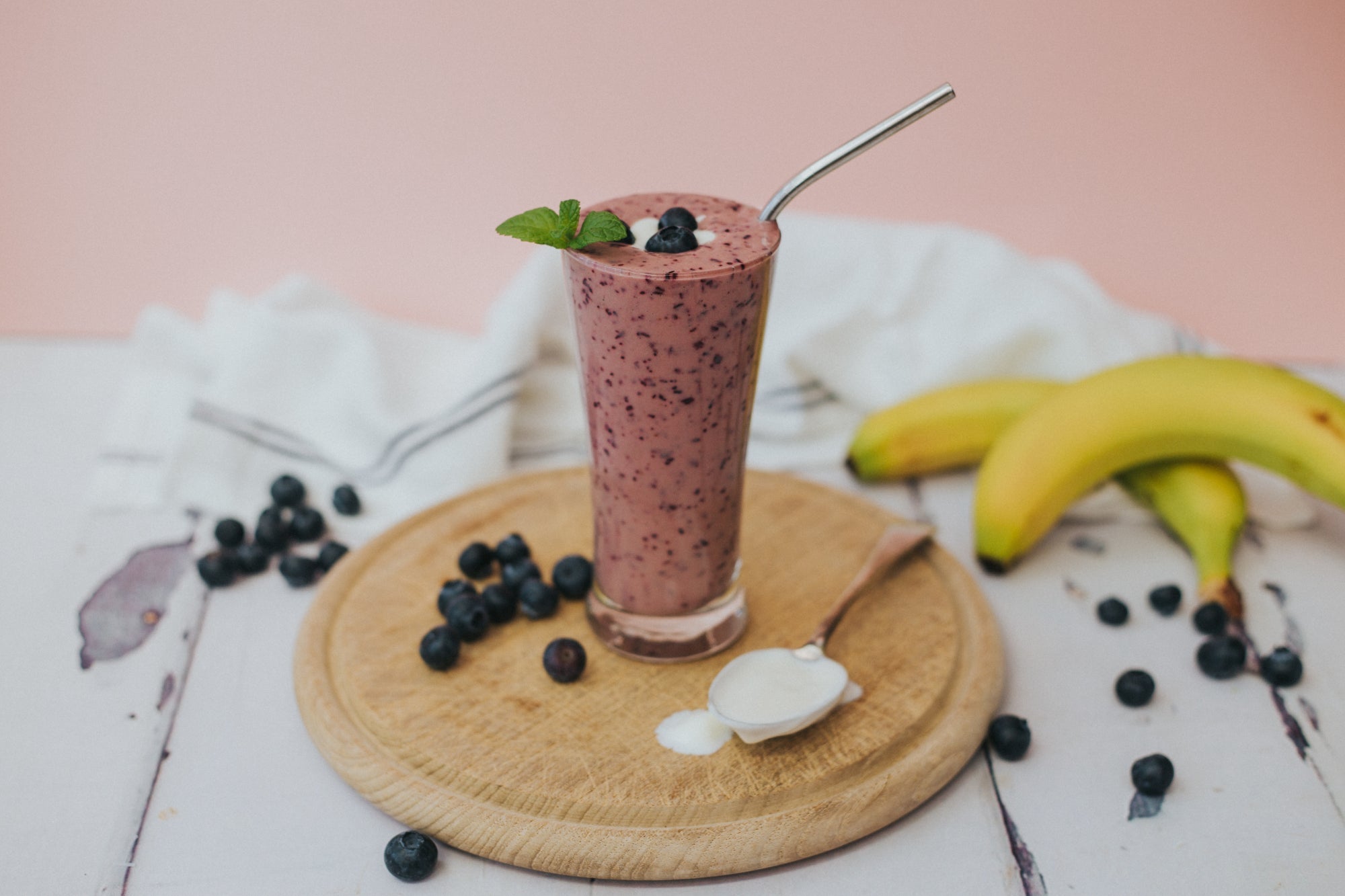 Blueberry and Banana Smoothie