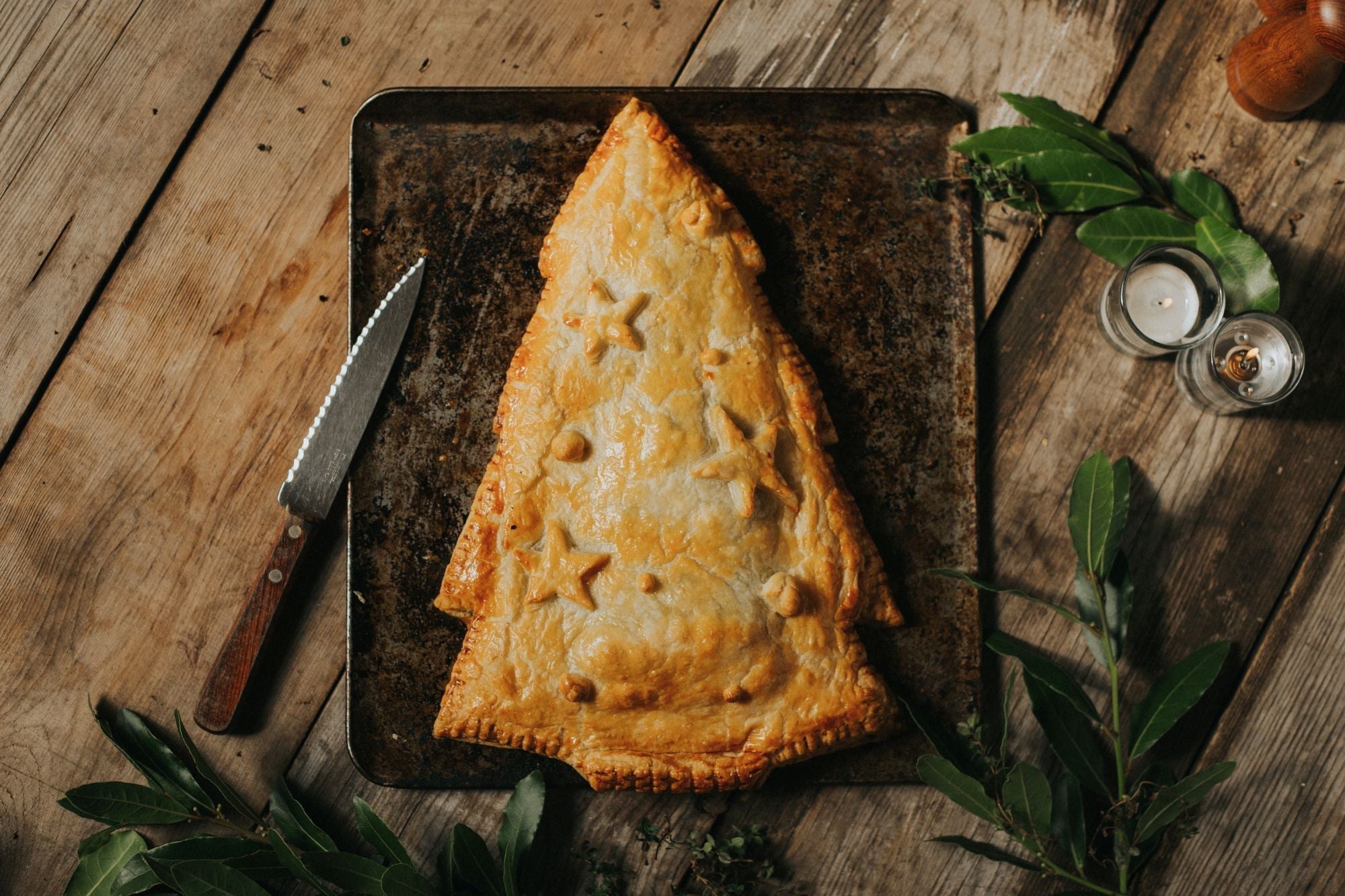 Devon Blue, Chestnut, Mushroom Xmas Tree