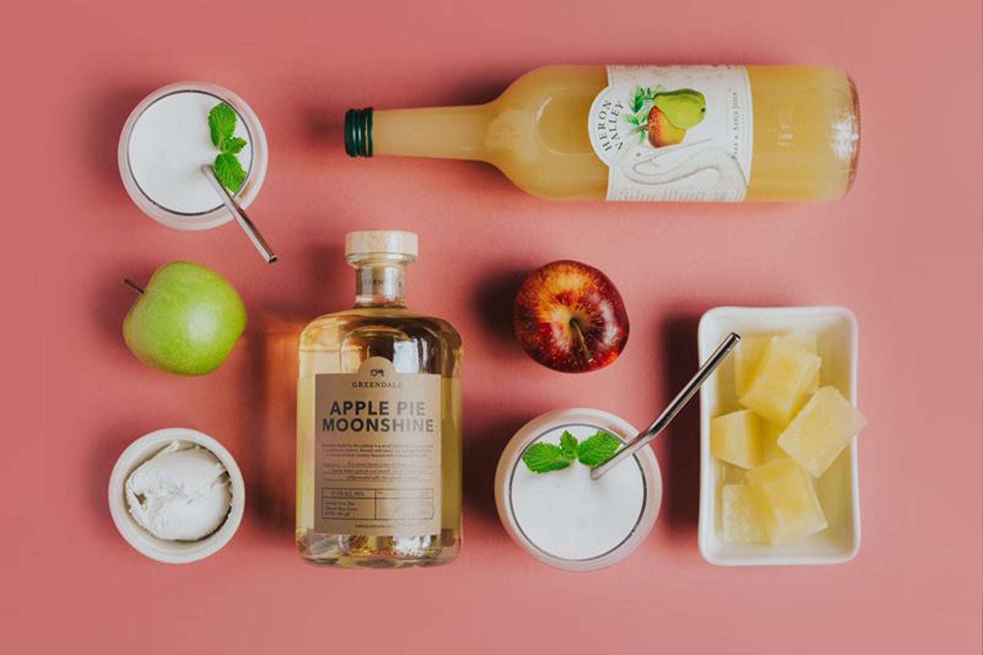 Frozen Apple-Pie Moonshine Cocktail