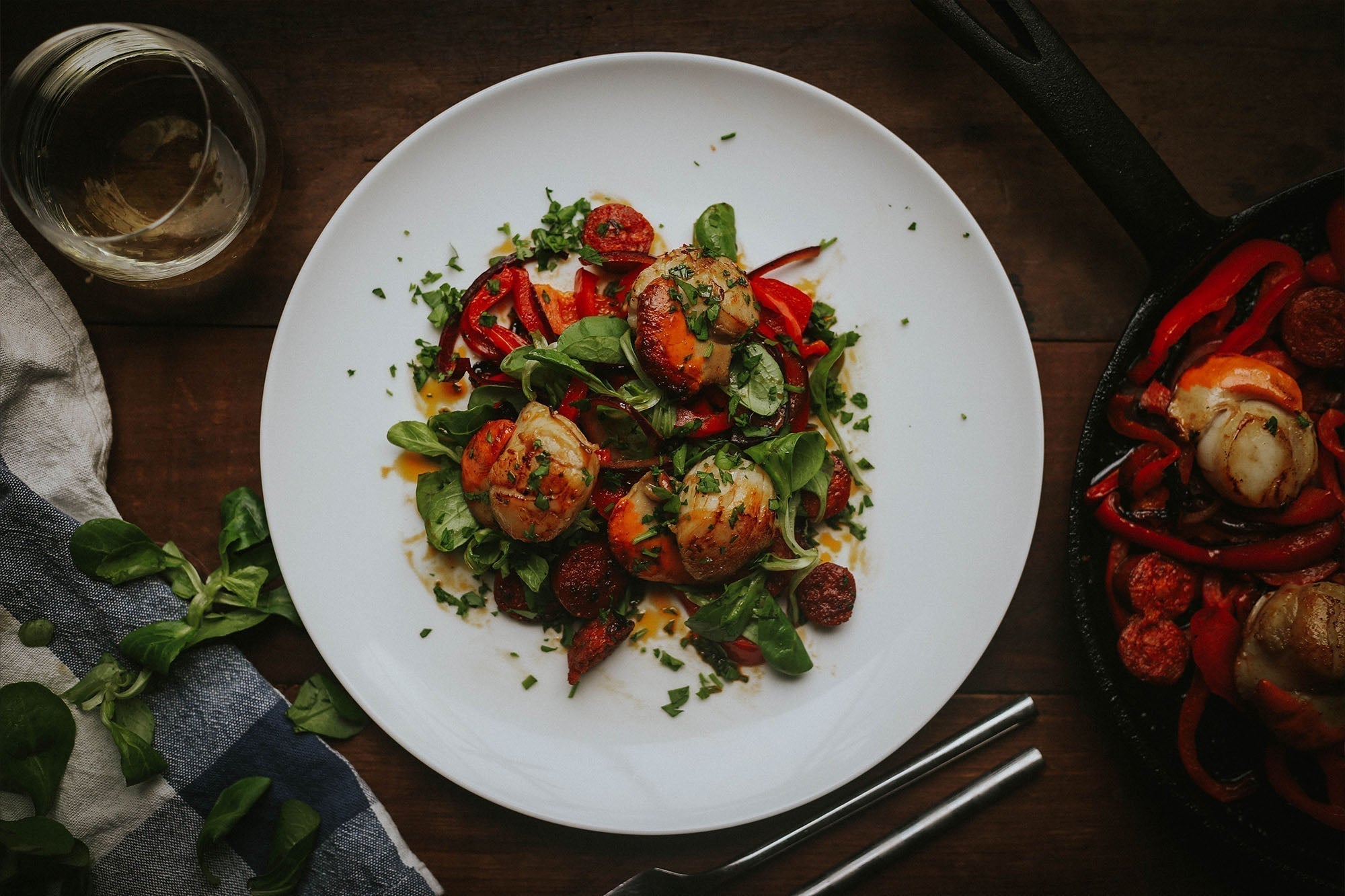 Greendale Scallops with Chorizo Recipe