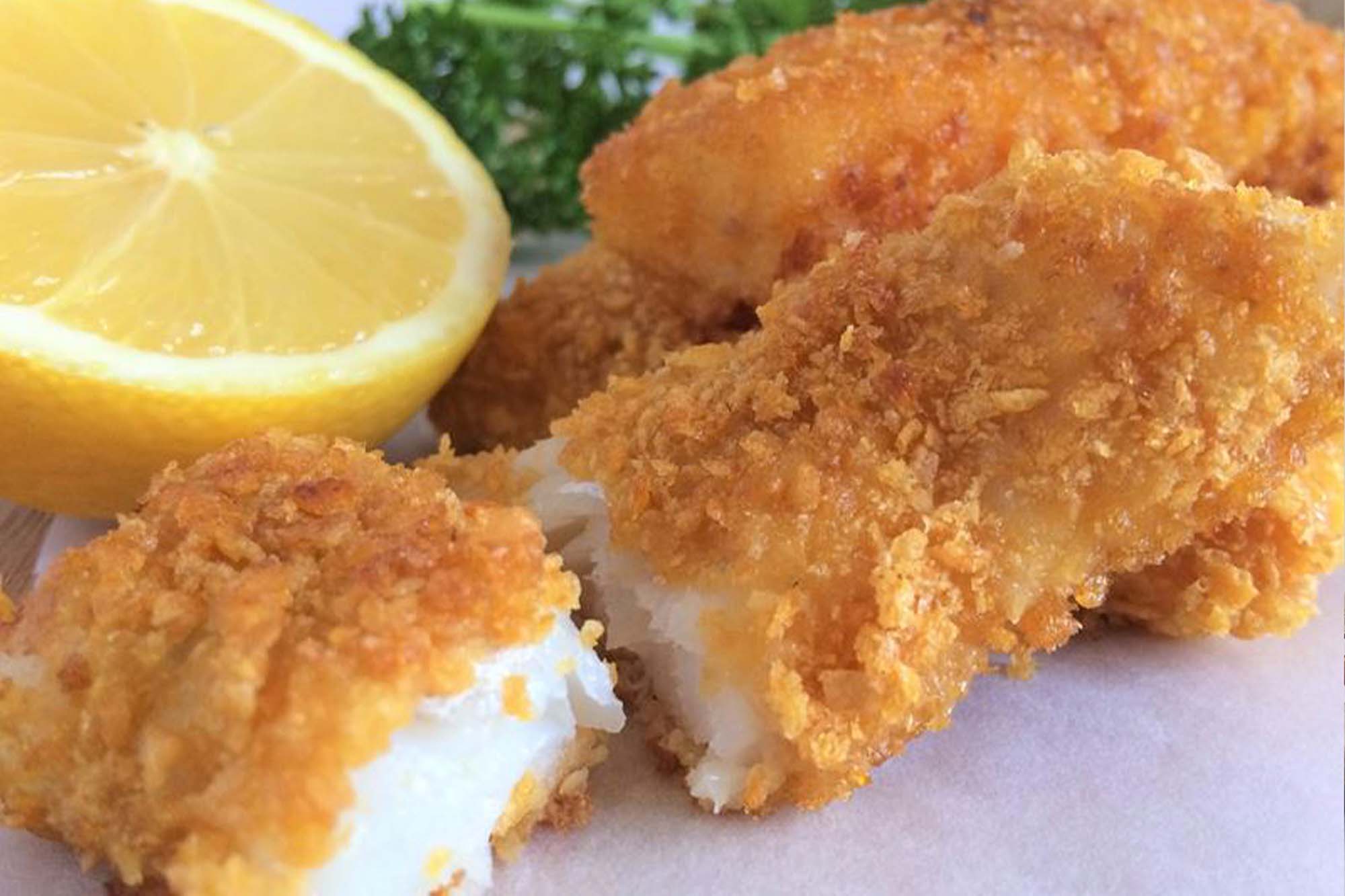 Home-Made Fish Fingers