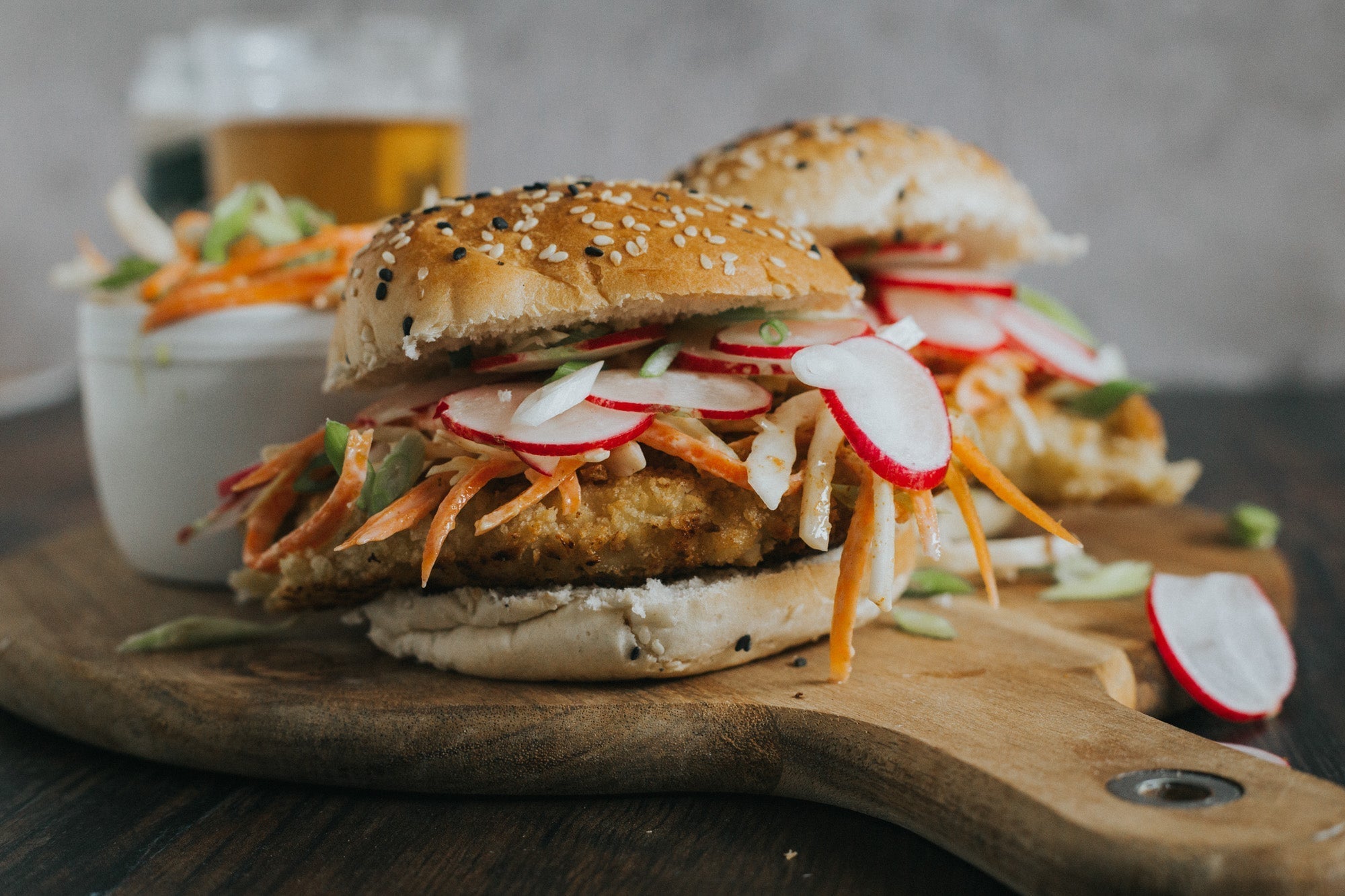 Katsu Chicken Burgers