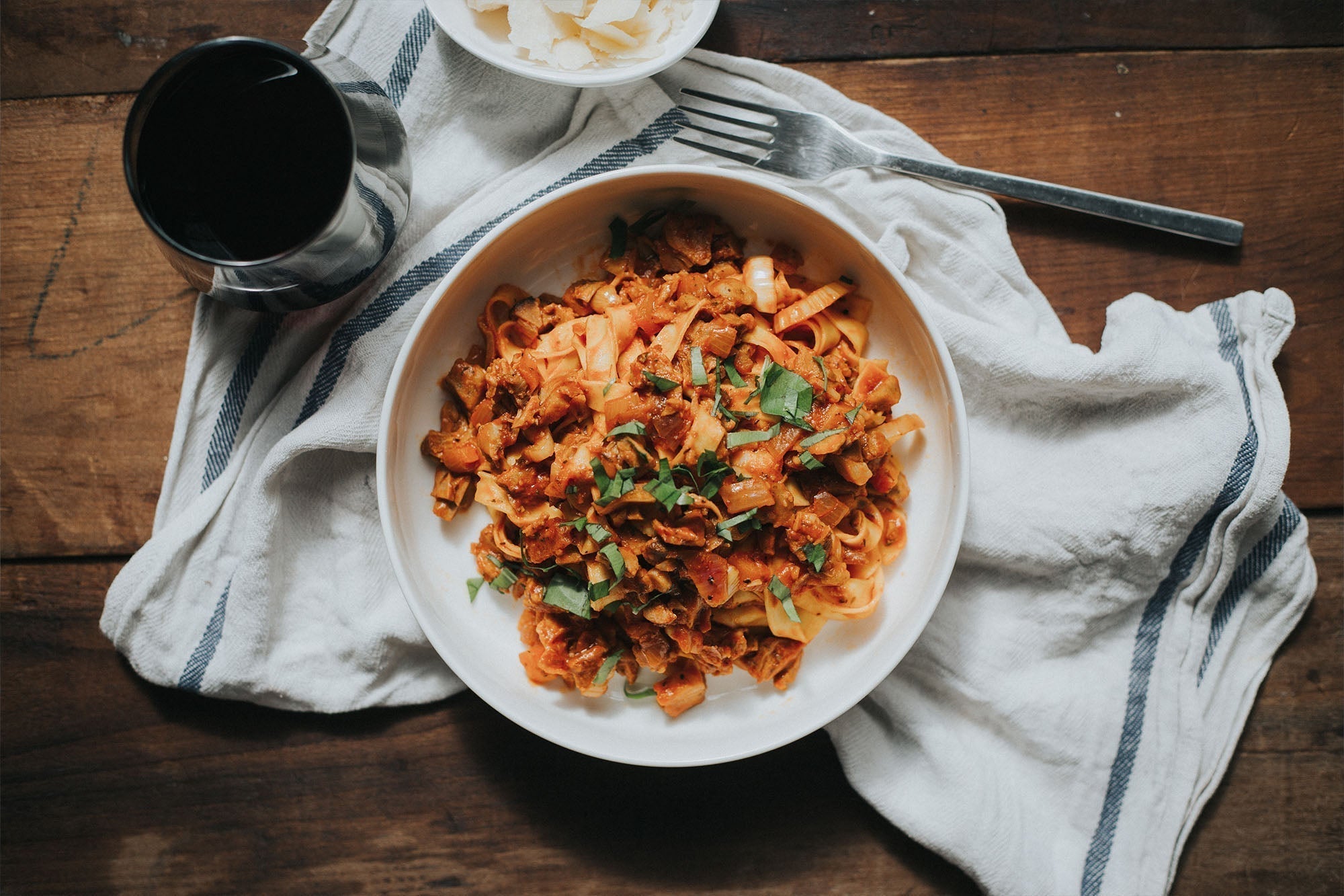 Leftover Lamb Ragu with Fettucine Recipe