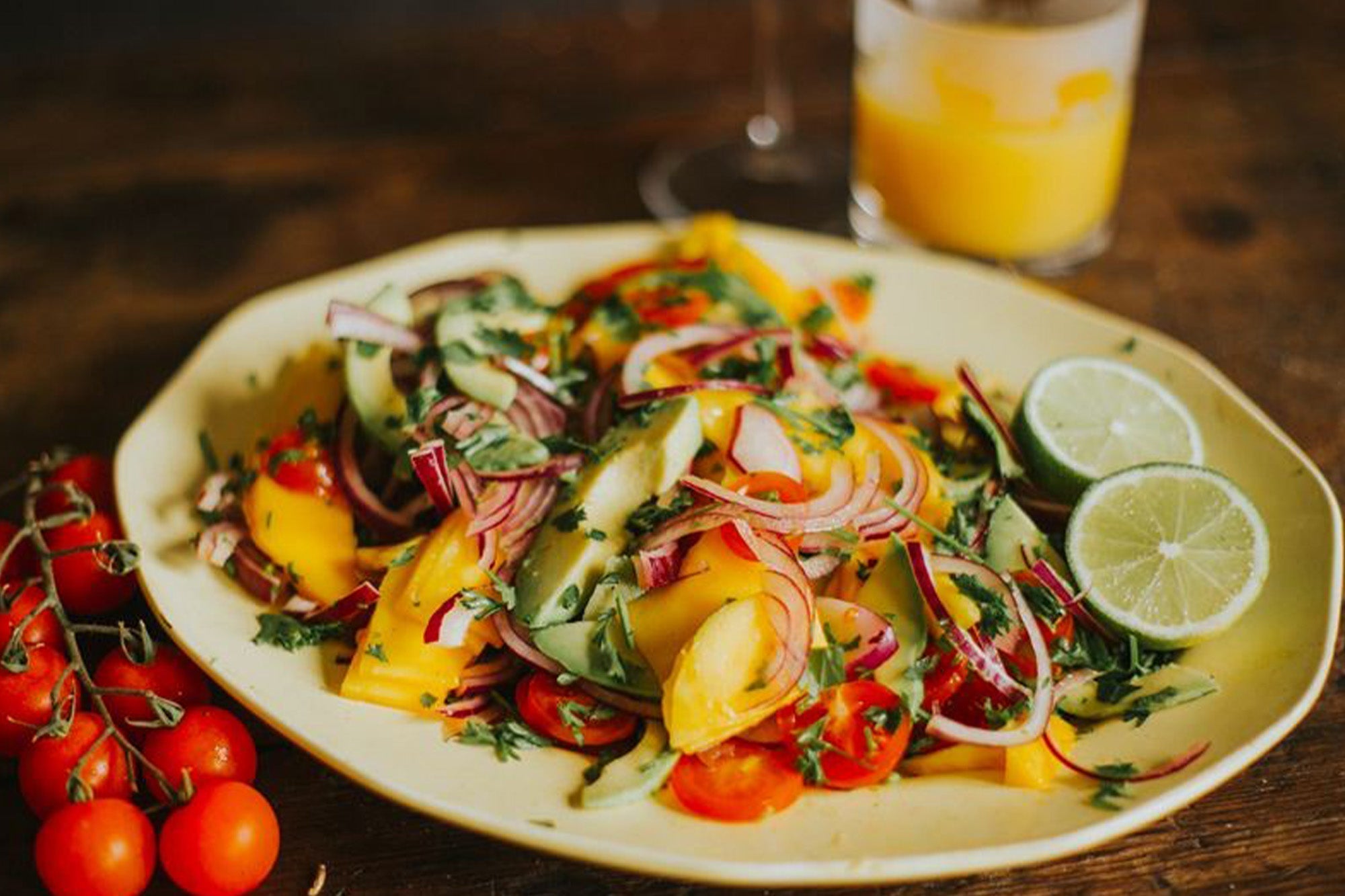 Mango, Tomato & Avocado Salad