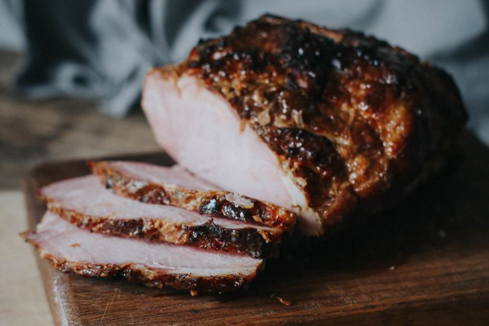Maple-Glazed Cola Ham Recipe