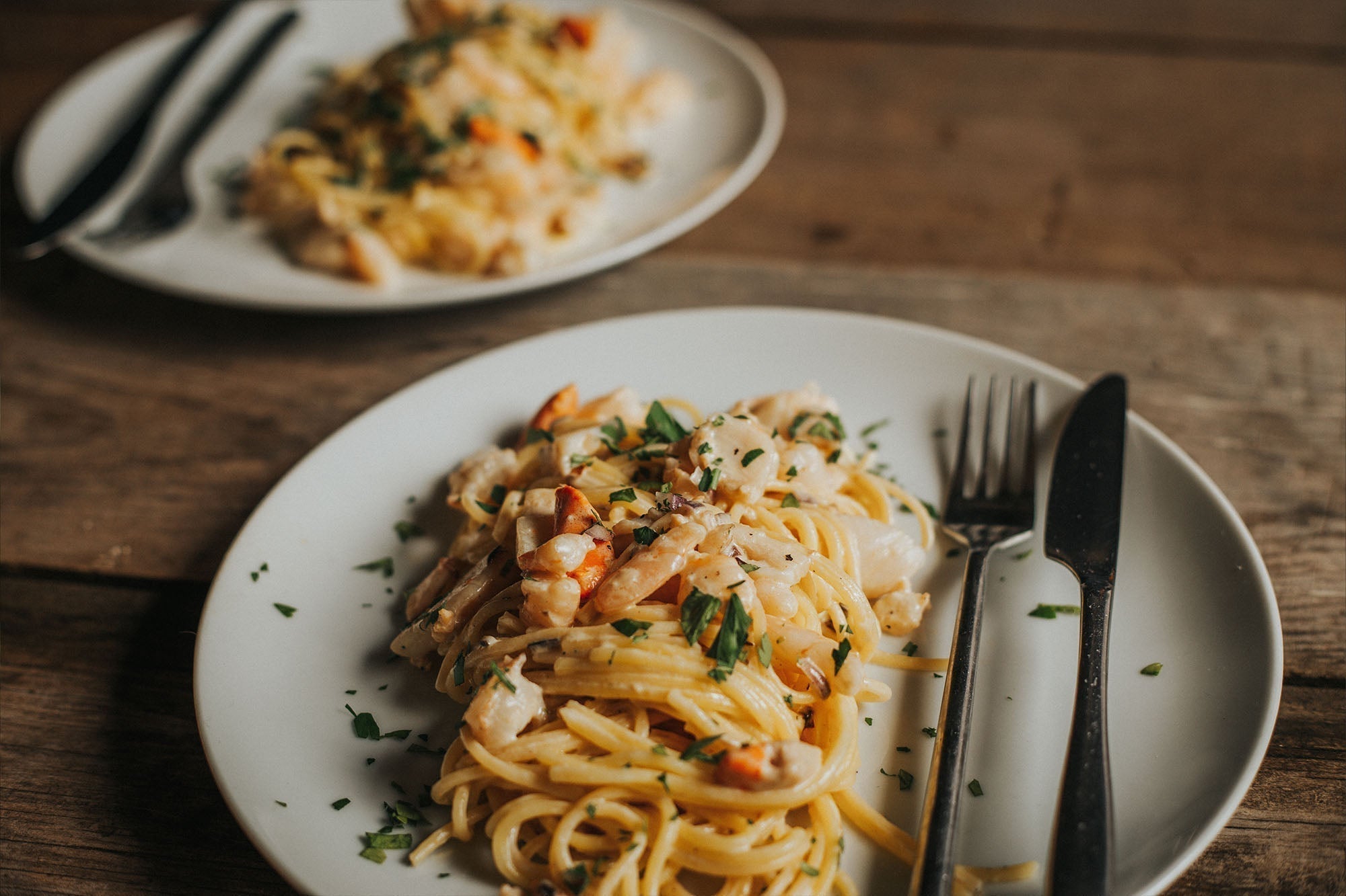 Mitch Tonk's Spaghetti with Greendale Crab