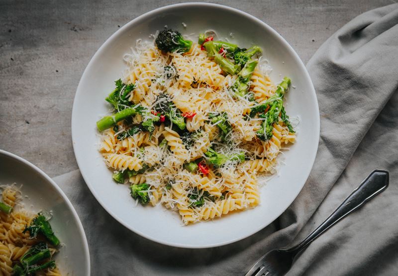 Purple Sprouting Broccoli Pasta Recipe
