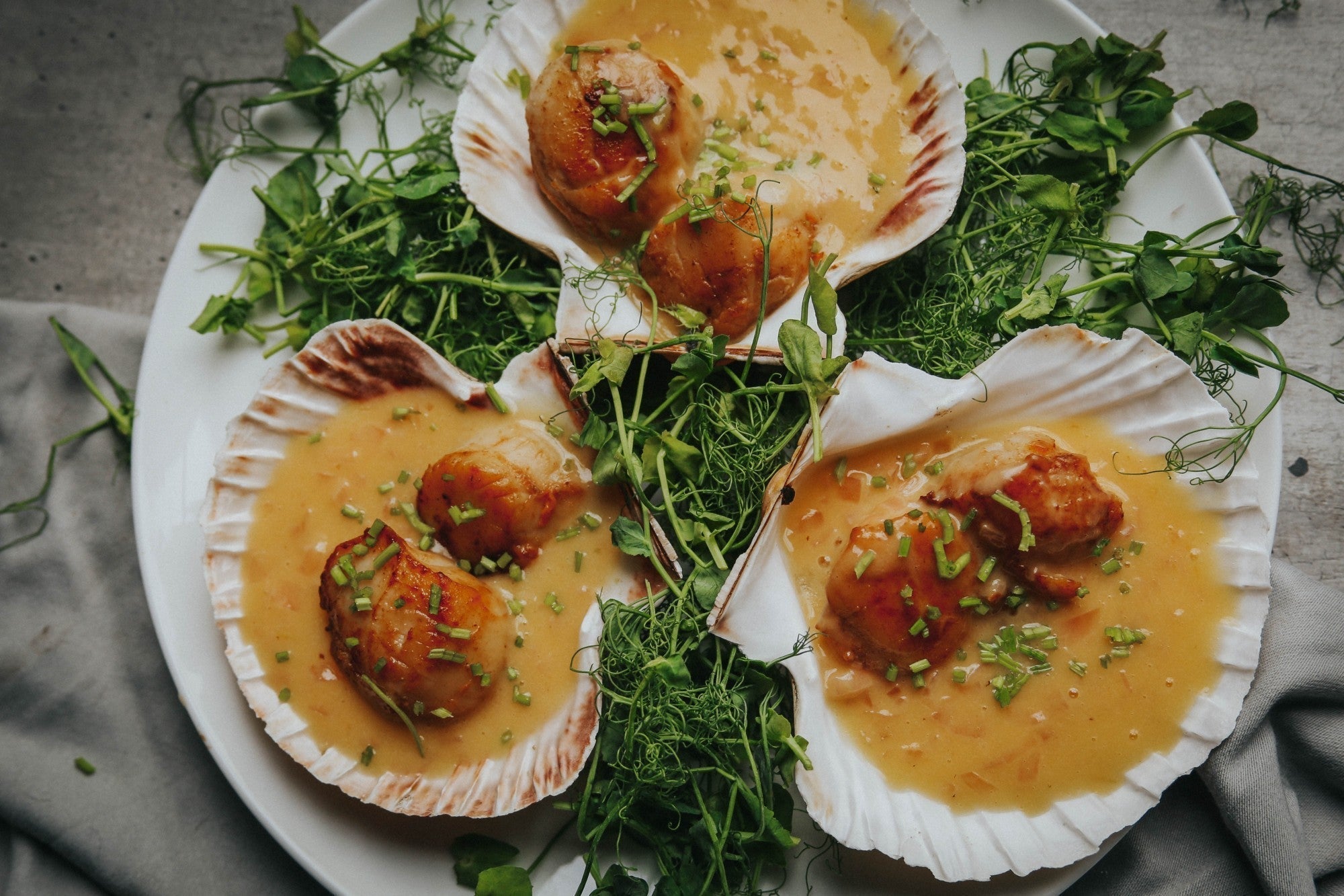 Scallops Beurre Blanc