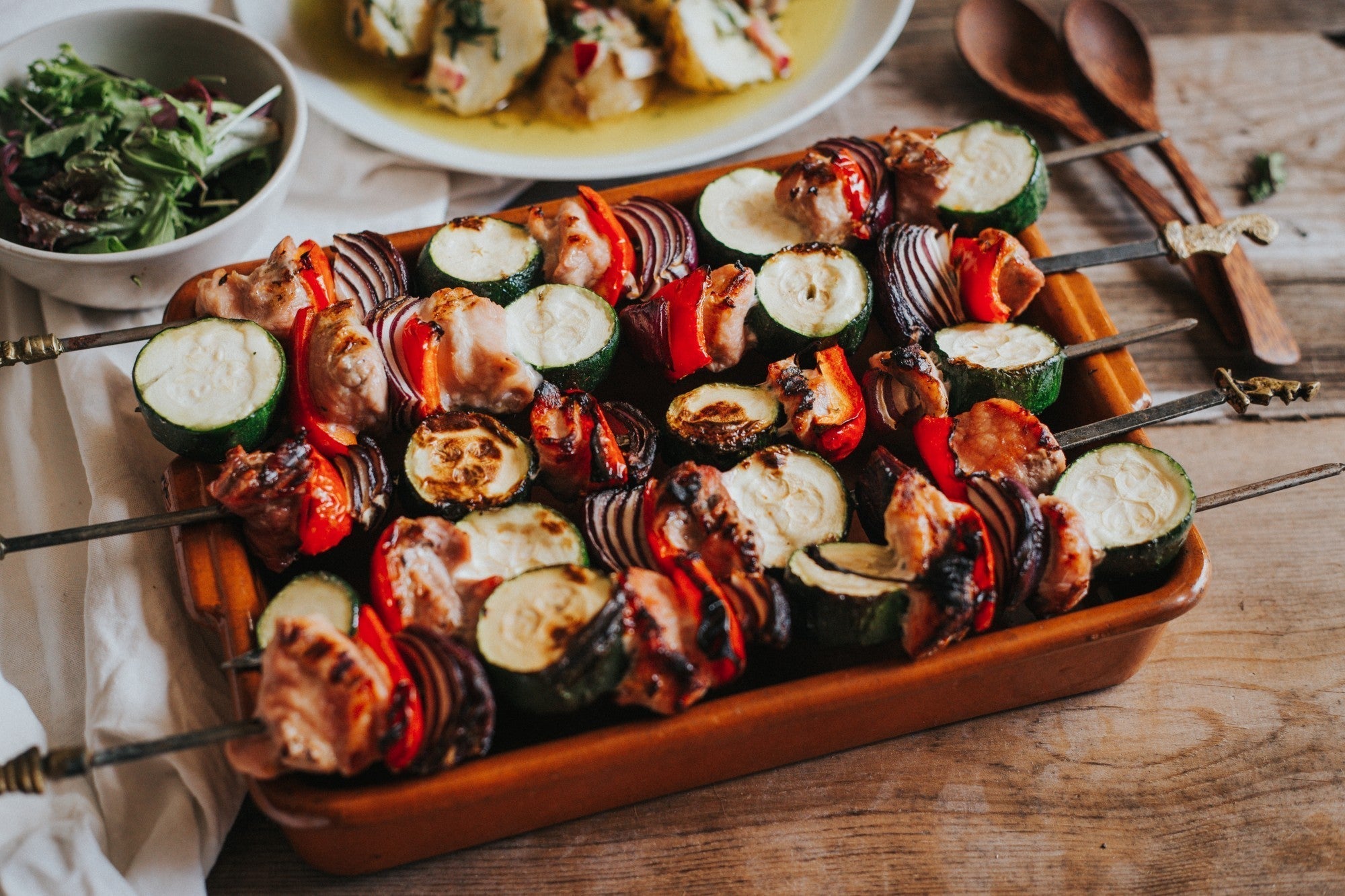 Scrumpy BBQ Pork Skewers