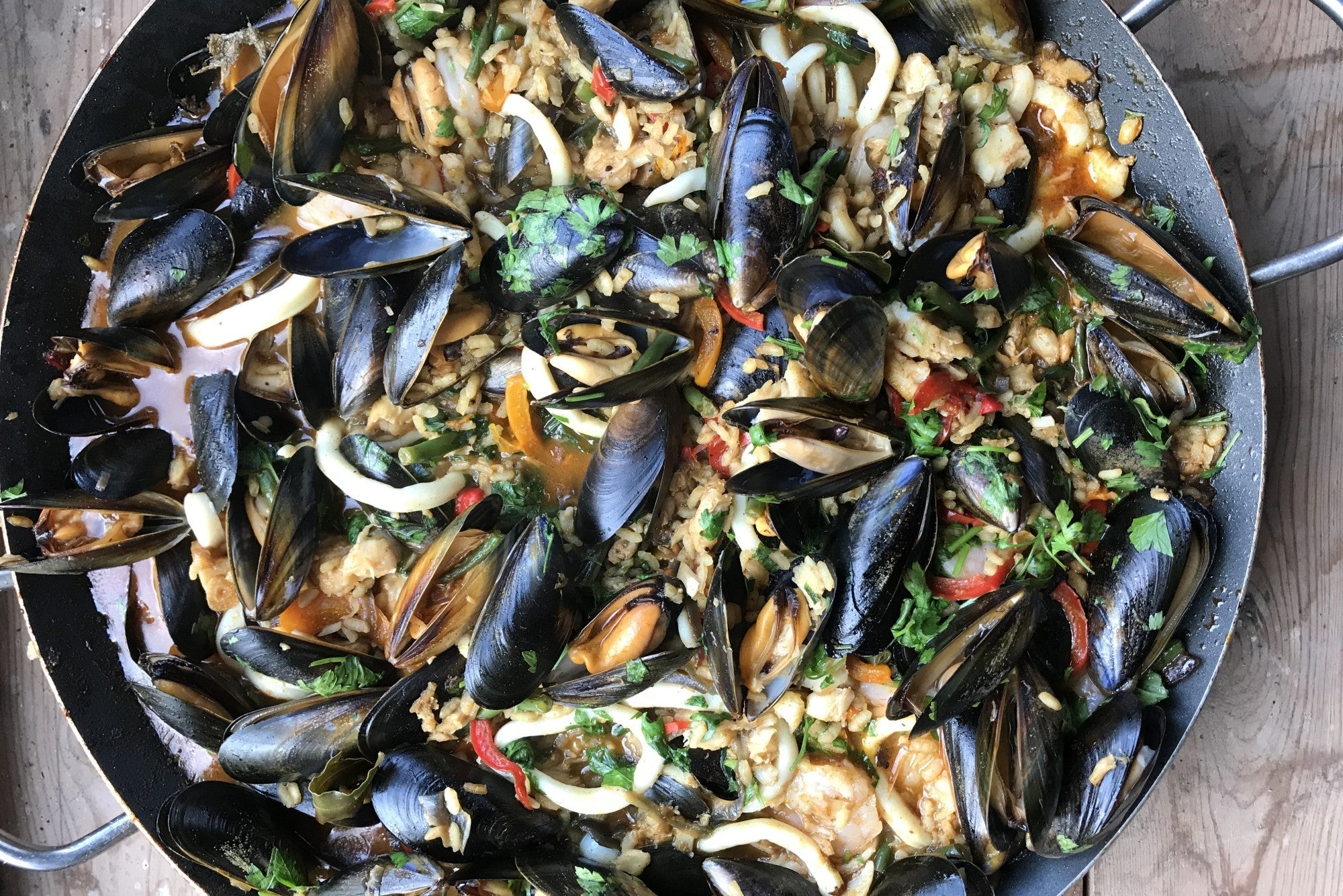 Seafood Paella Recipe