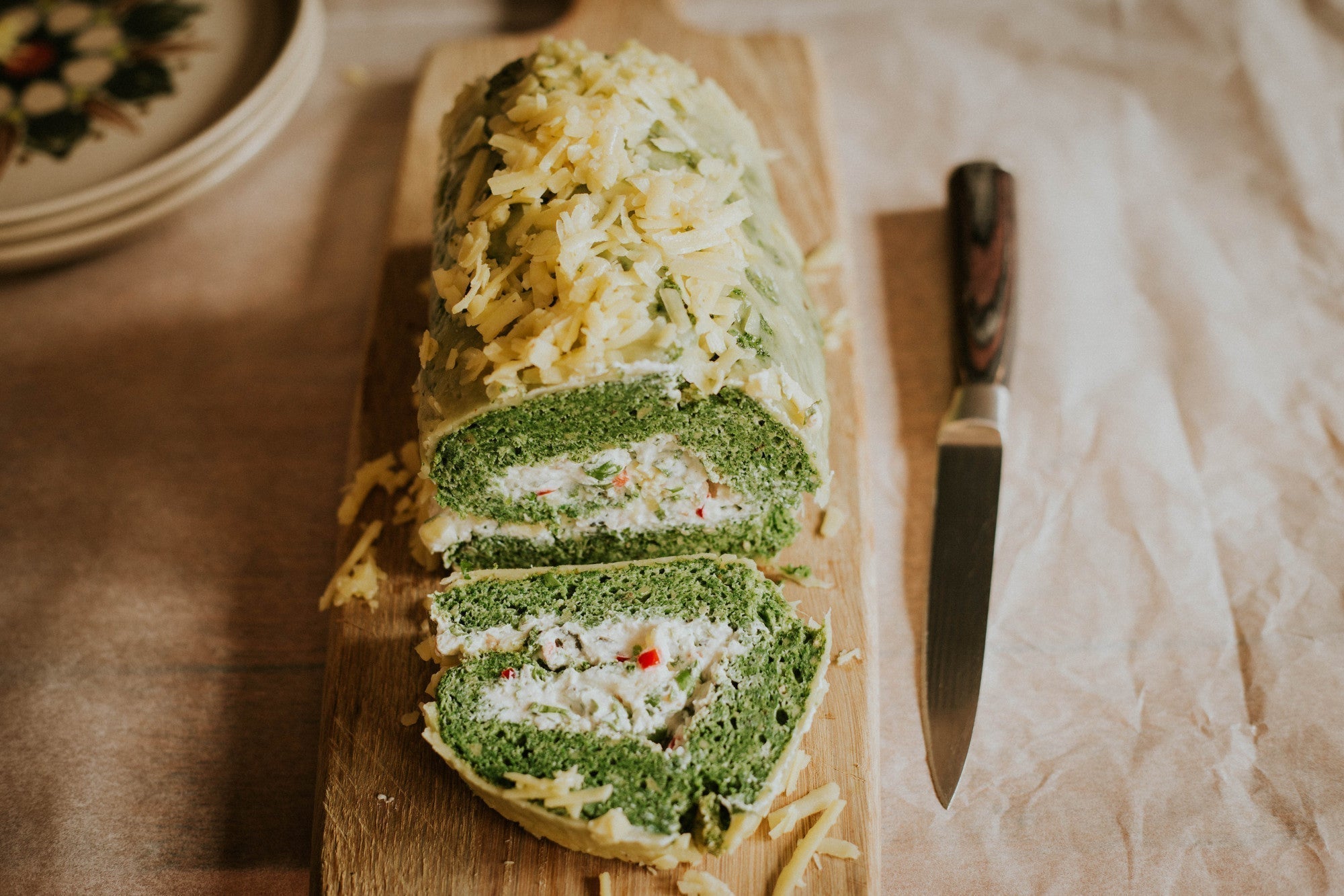 Spinach Roulade Recipe