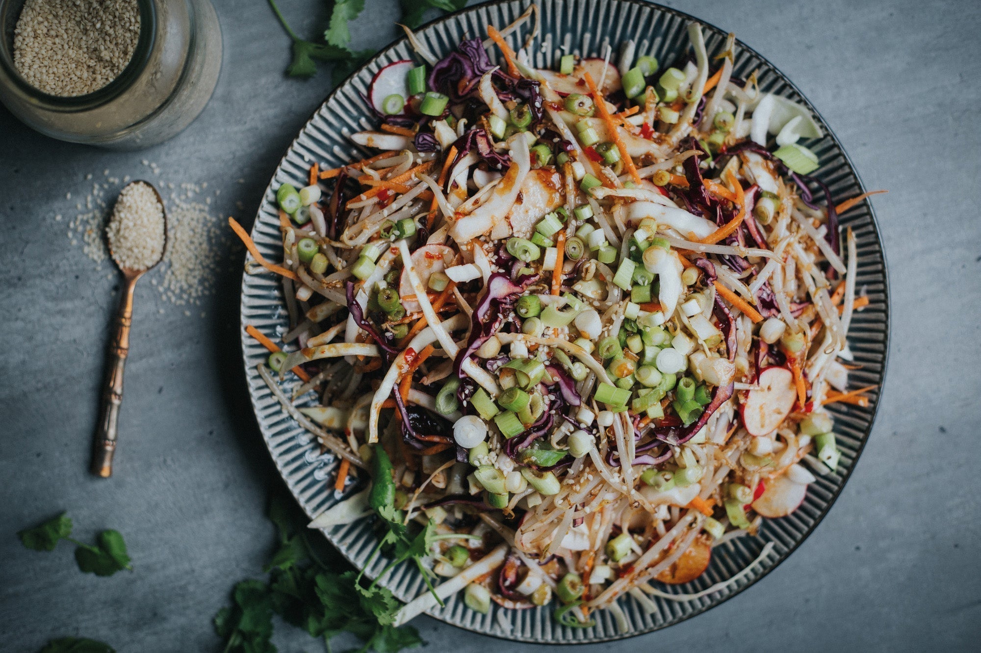 Super Slaw with Spicy Dressing Recipe