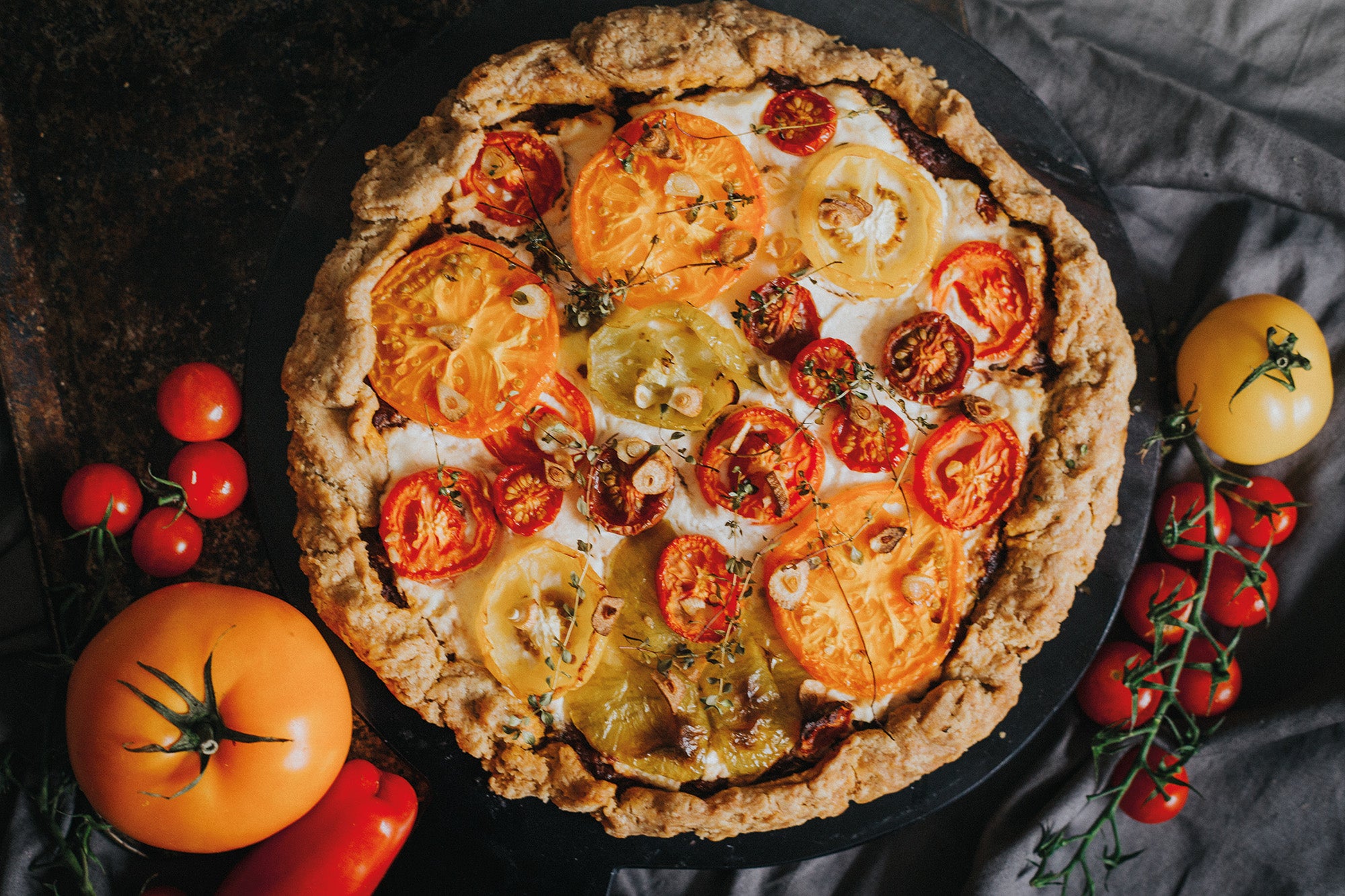 Tomato & Ricotta Galette