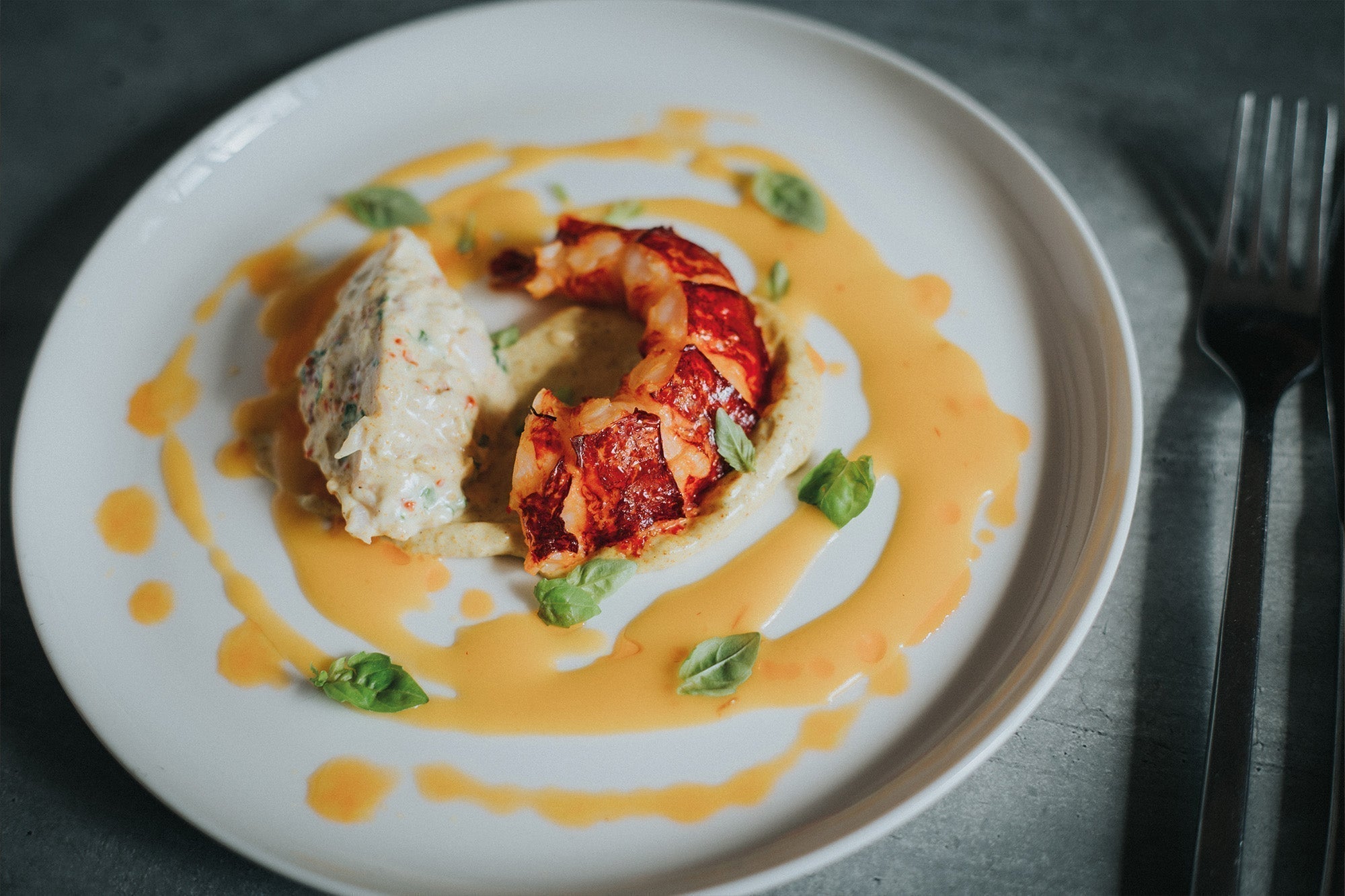 Warm lobster salad Recipe