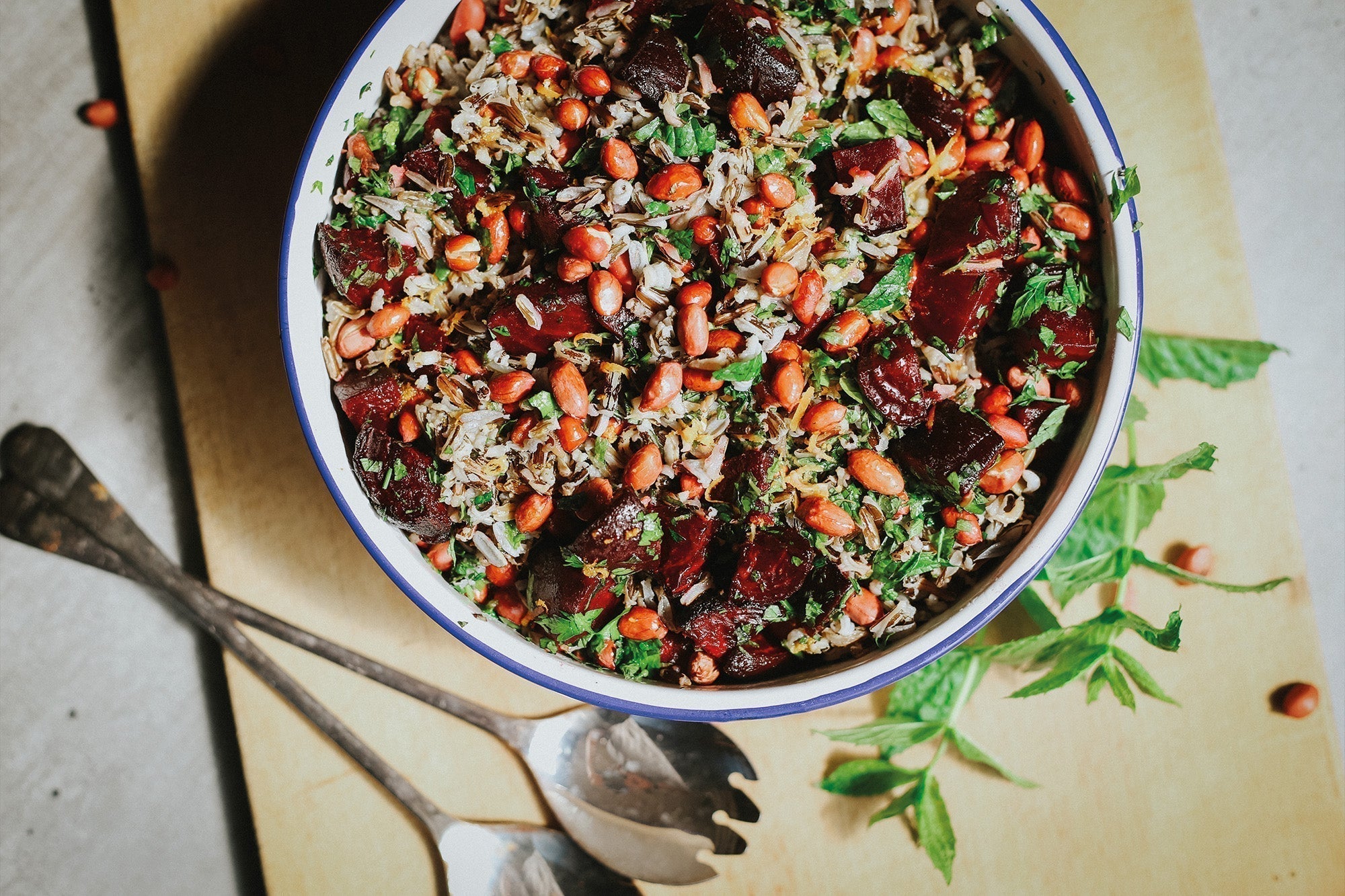 Wild Rice, Peanut and Beetroot Salad Recipe