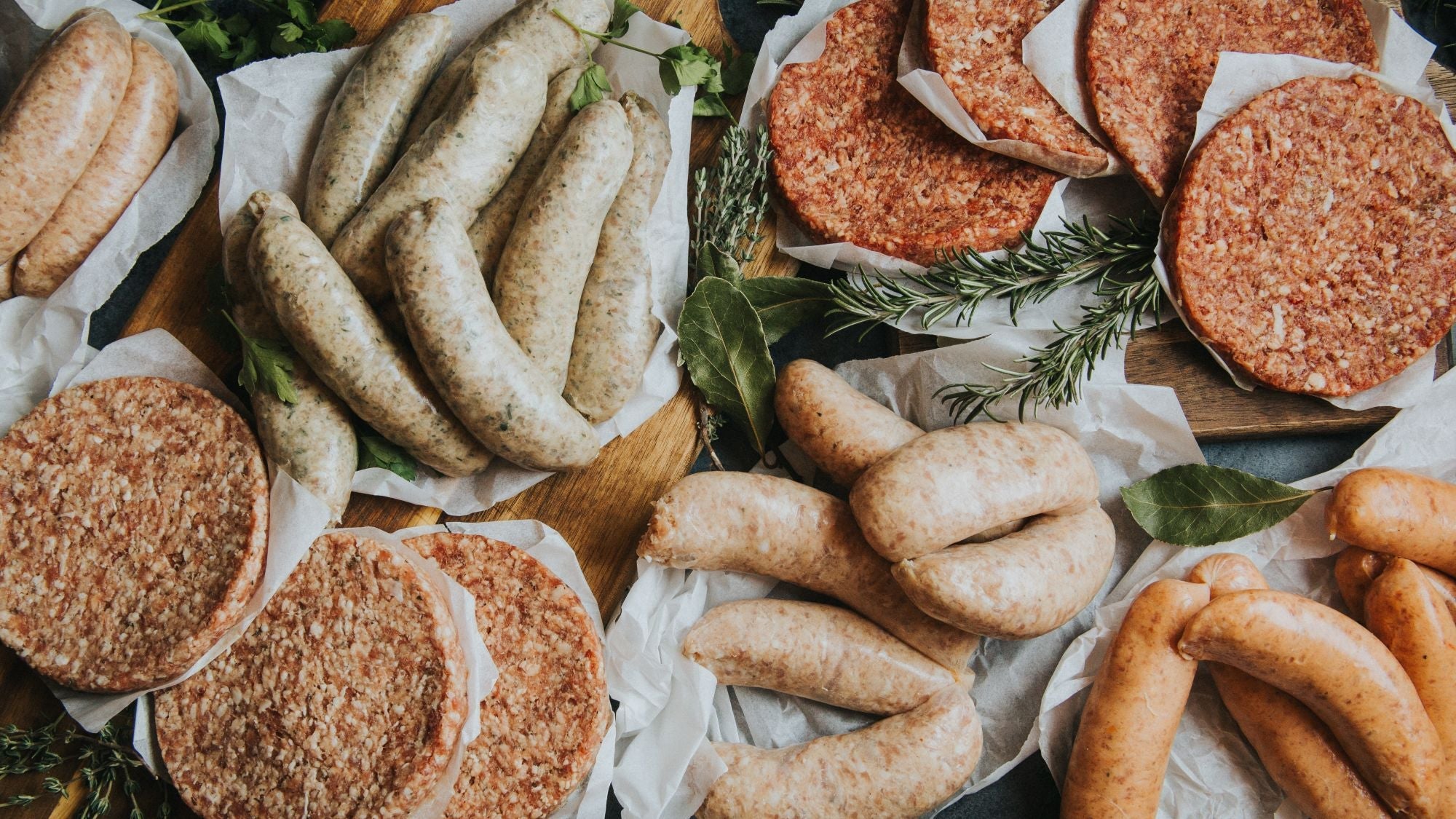 Beef Burgers & Sausages