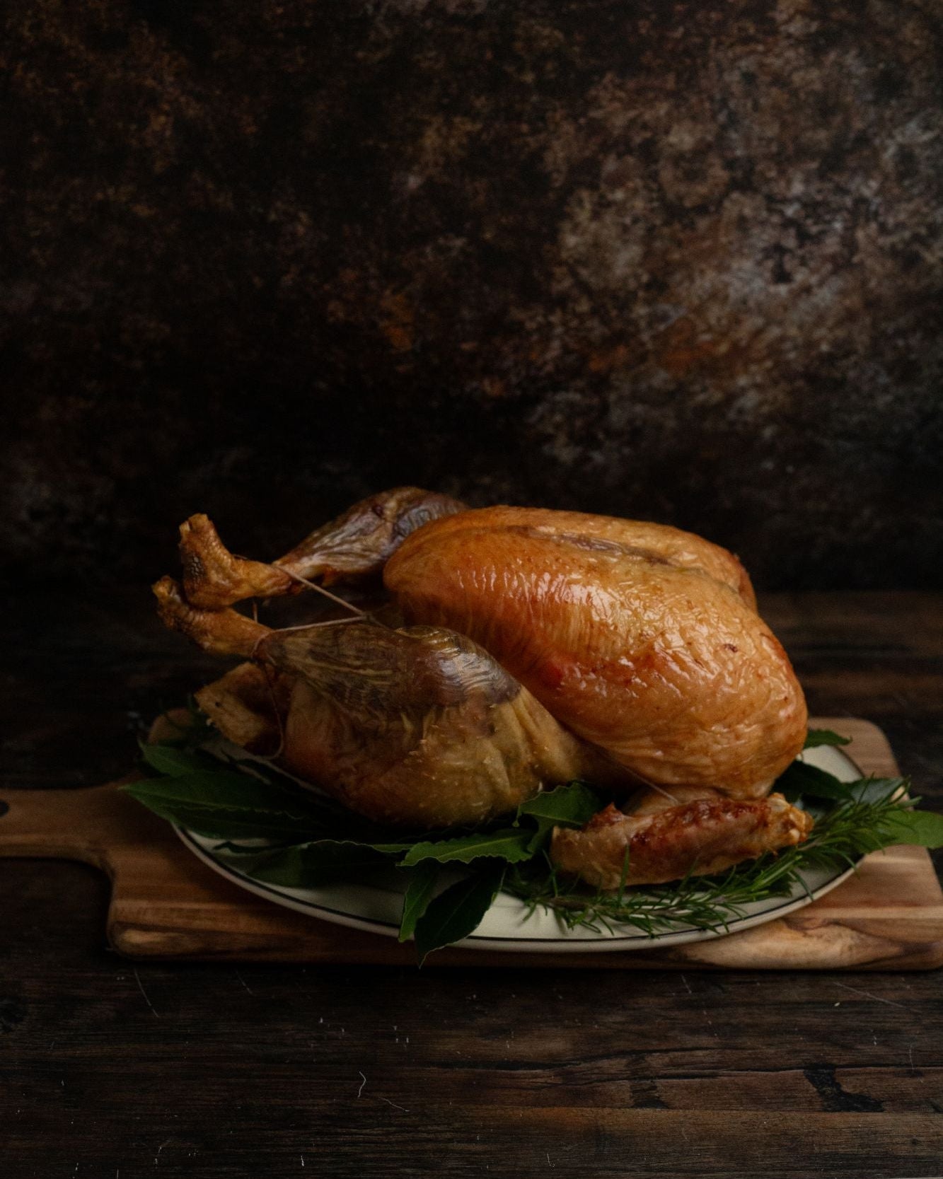 Bronze Free-Range Whole Turkey with Chestnut, Cranberry And Apple Stuffing
