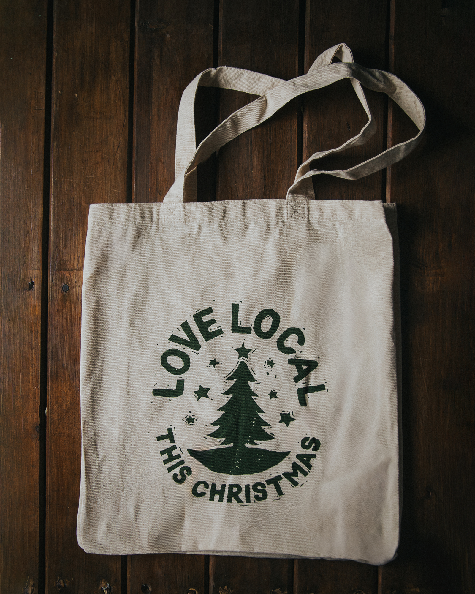 Greendale Re-Usable Love Local this Christmas Canvas Bag