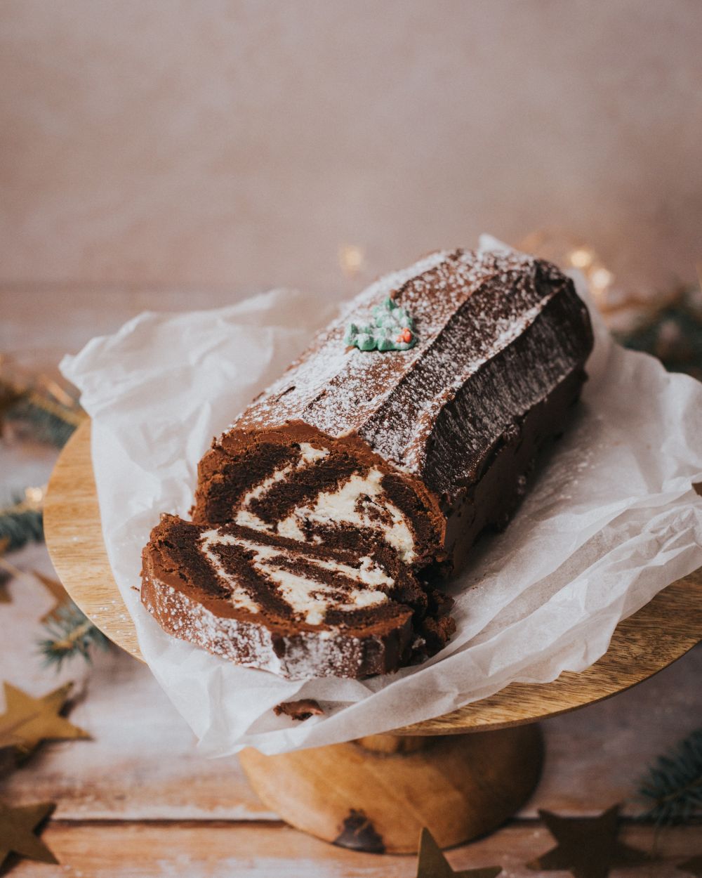 Greendale Christmas Brownie Yule Log