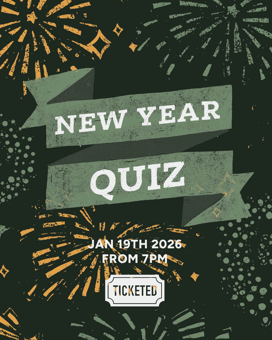 Greendale New Year's Quiz Night | Monday 19th January