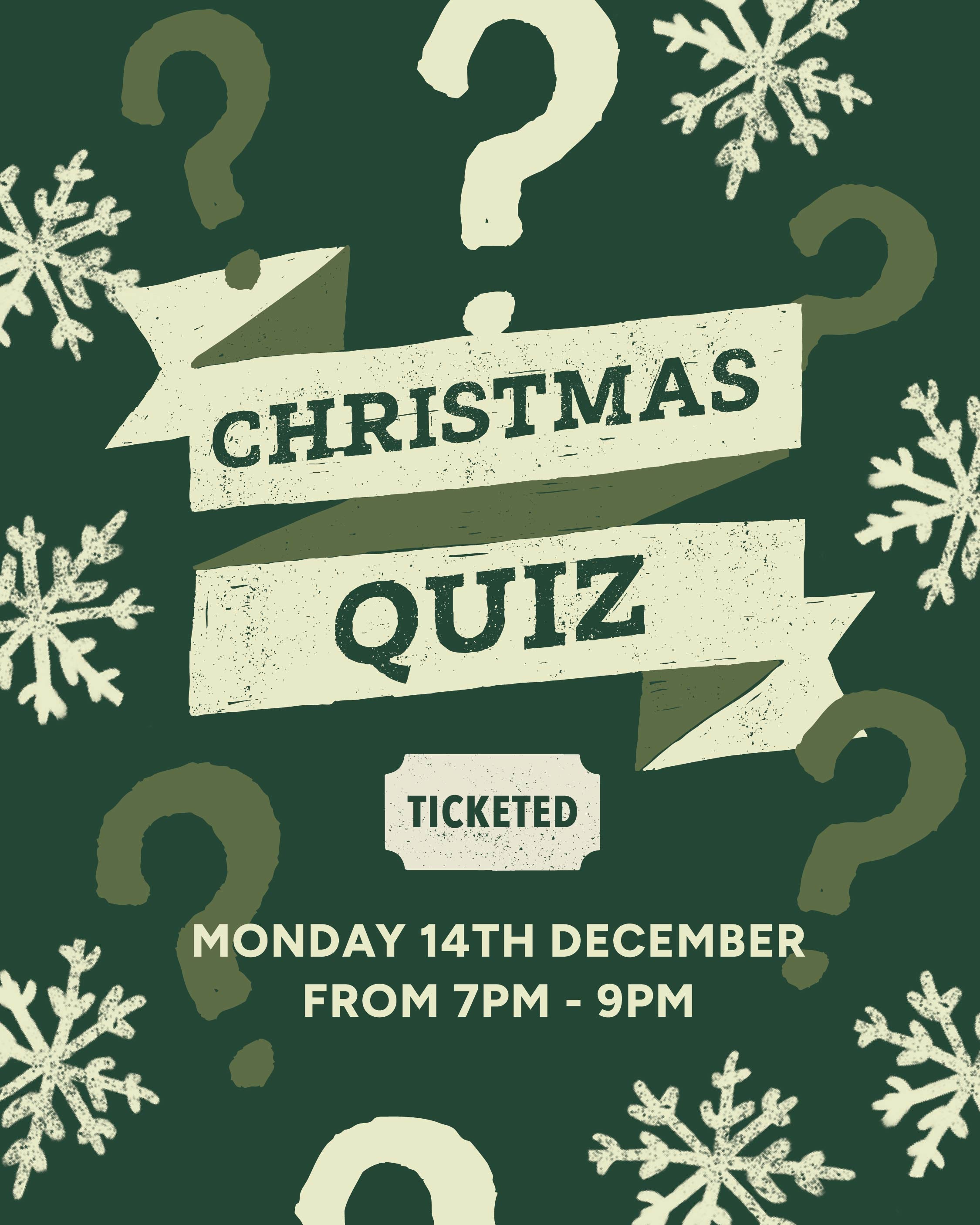 Christmas Quiz | Monday 14th December