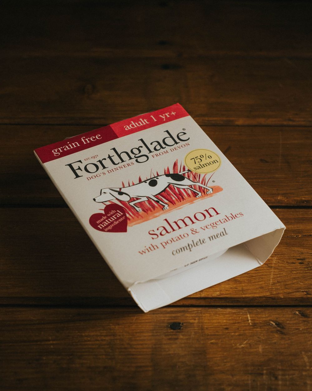 Forthglade Salmon & Potato Wet Dog Food (395g)