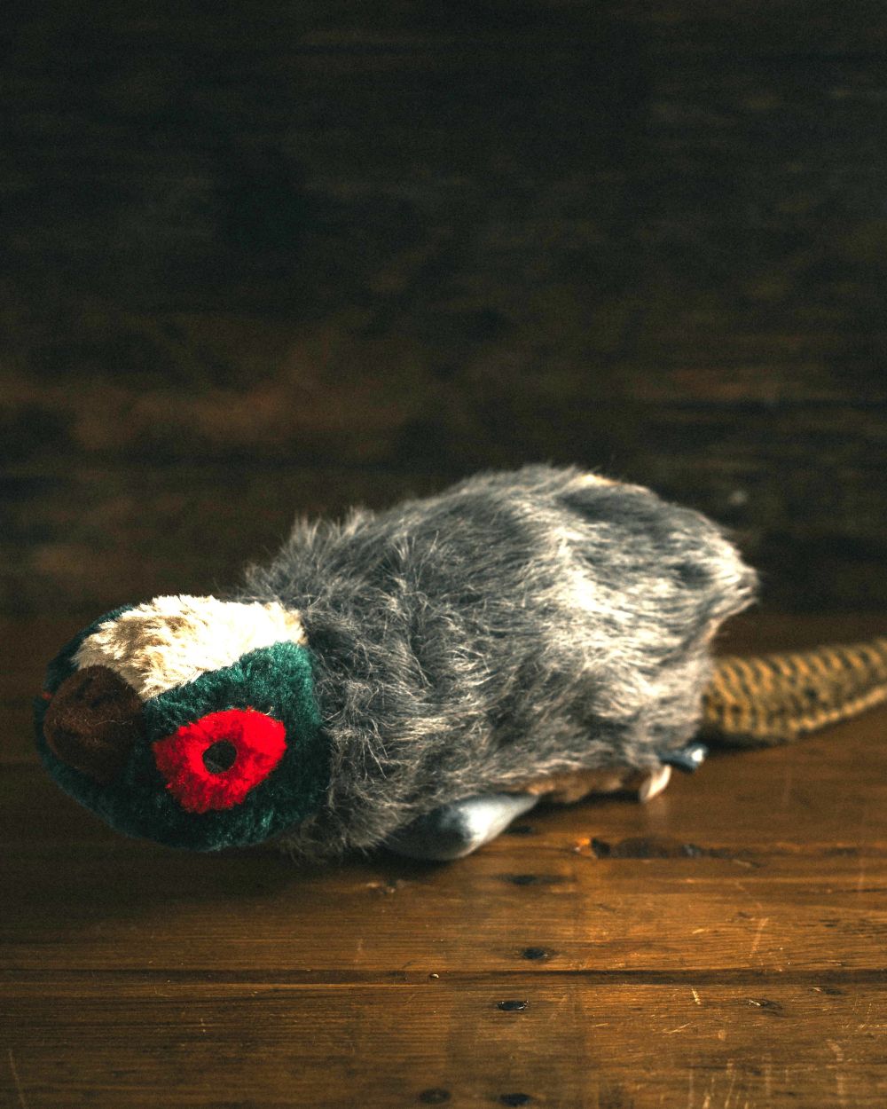 Squeaky Pheasent Plush Dog Toy