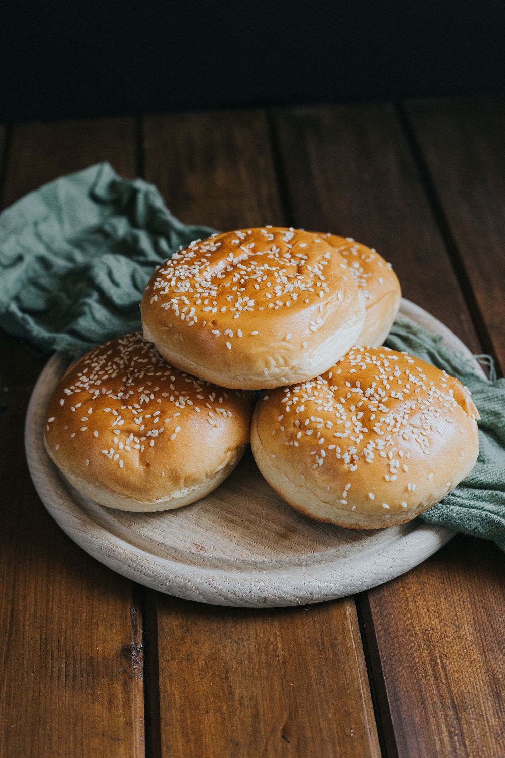 St Pierre Brioche Burger Buns With Sesame Seeds