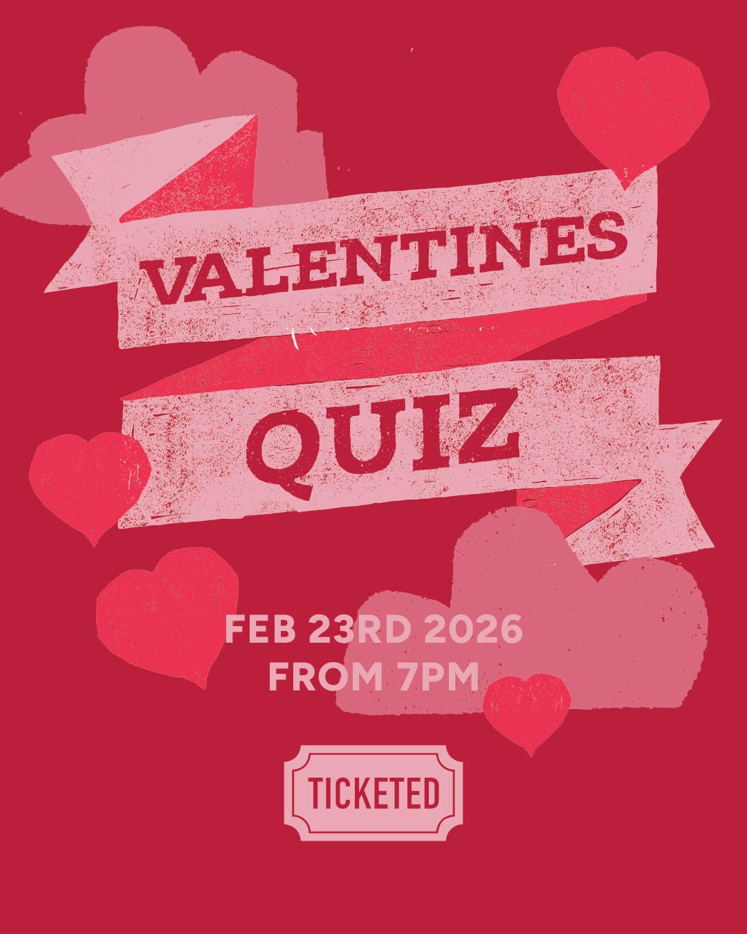 Greendale Valentine's Quiz Night | Monday 23rd February
