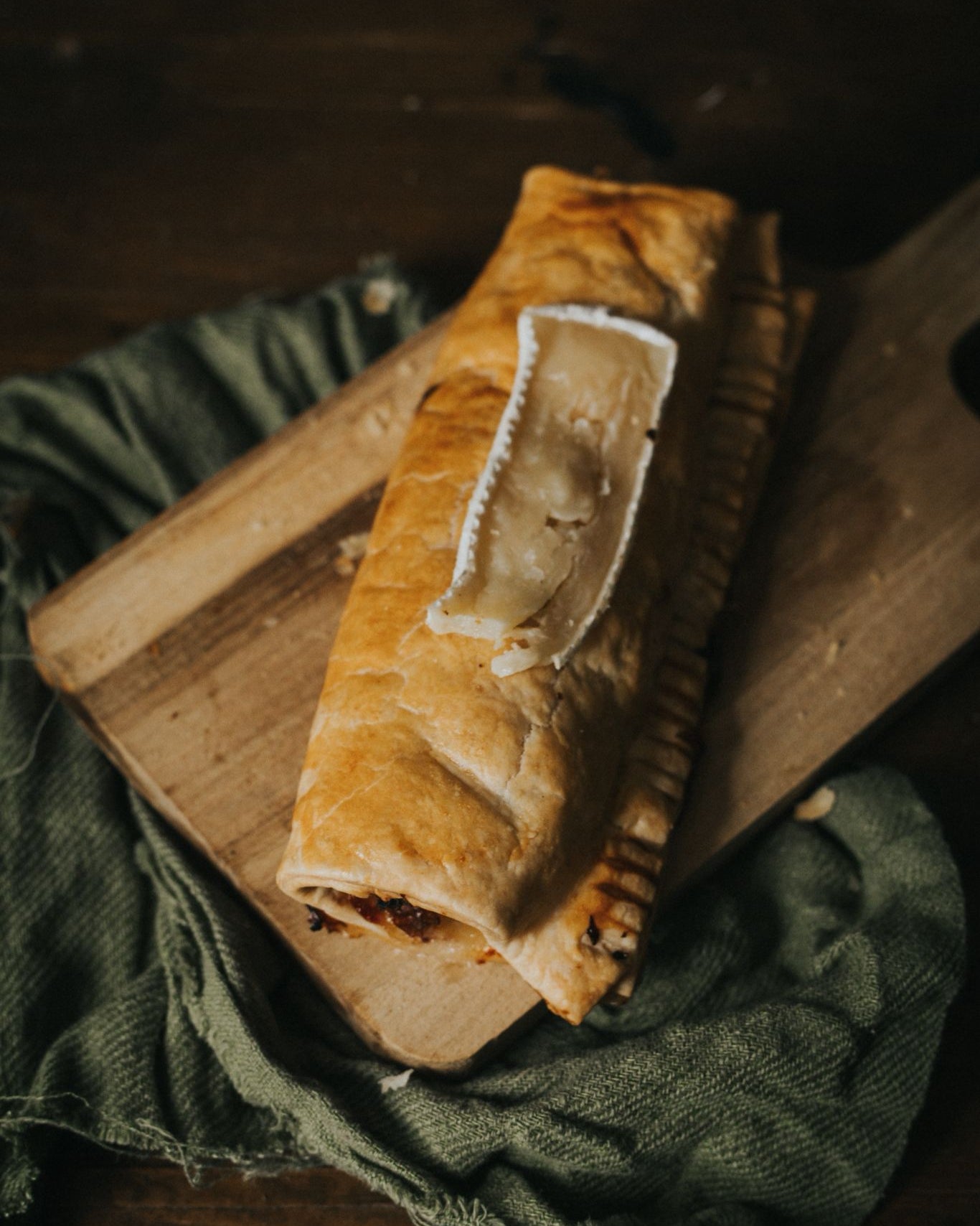 Greendale Cranberry & Brie Sausage Roll