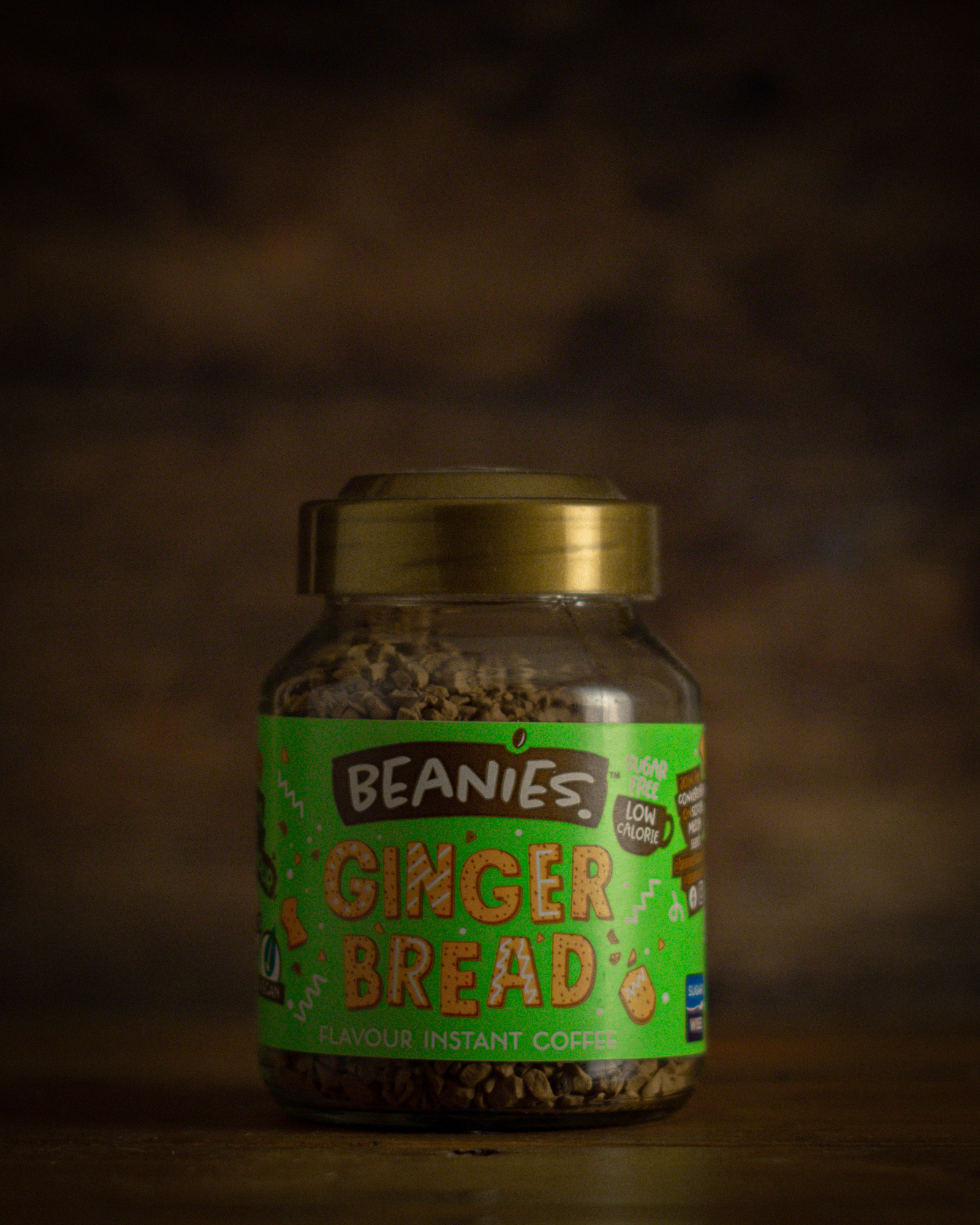 Beanies Gingerbread Flavour Coffee Jar