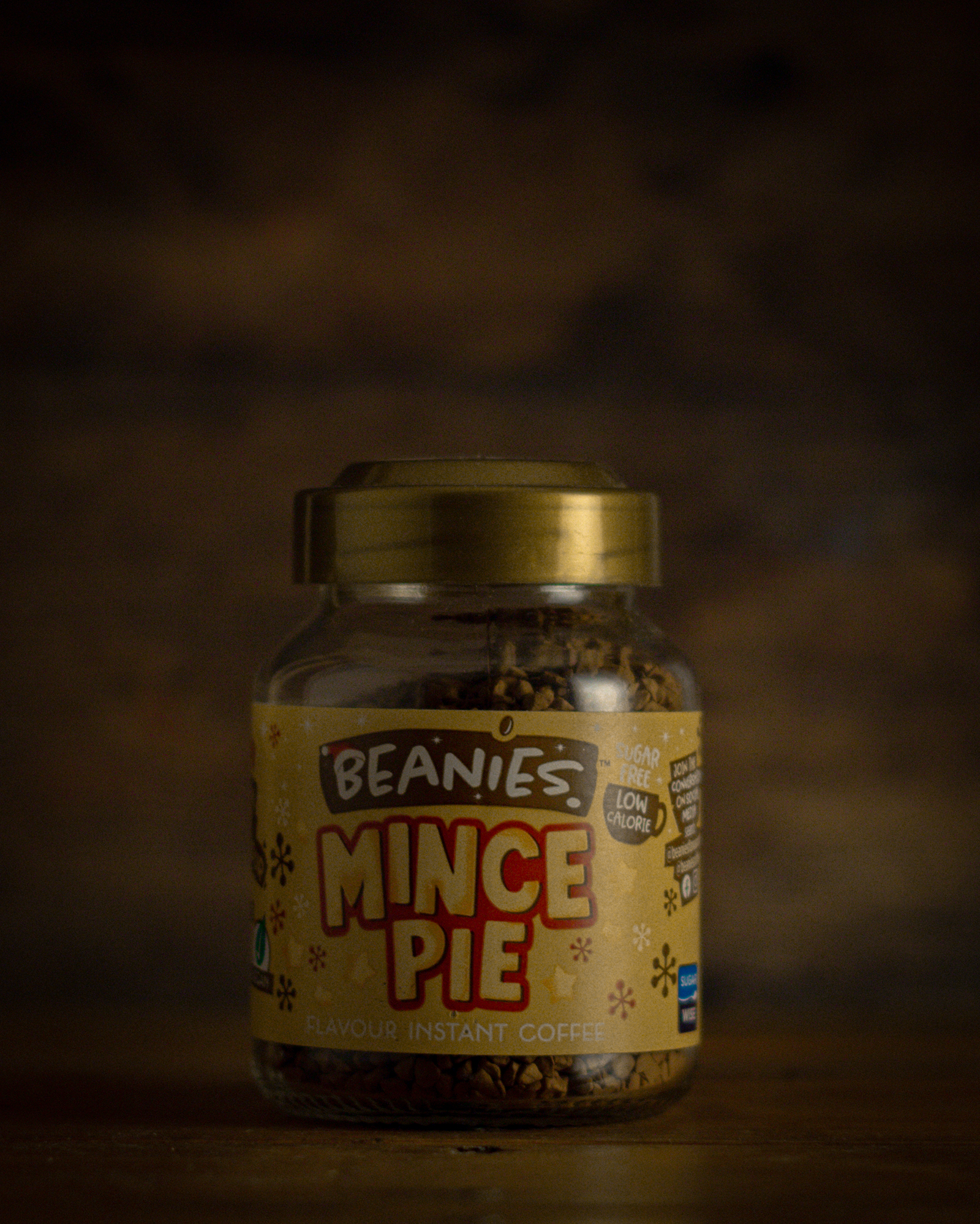 Beanies Mince Pie Flavour Coffee Jar