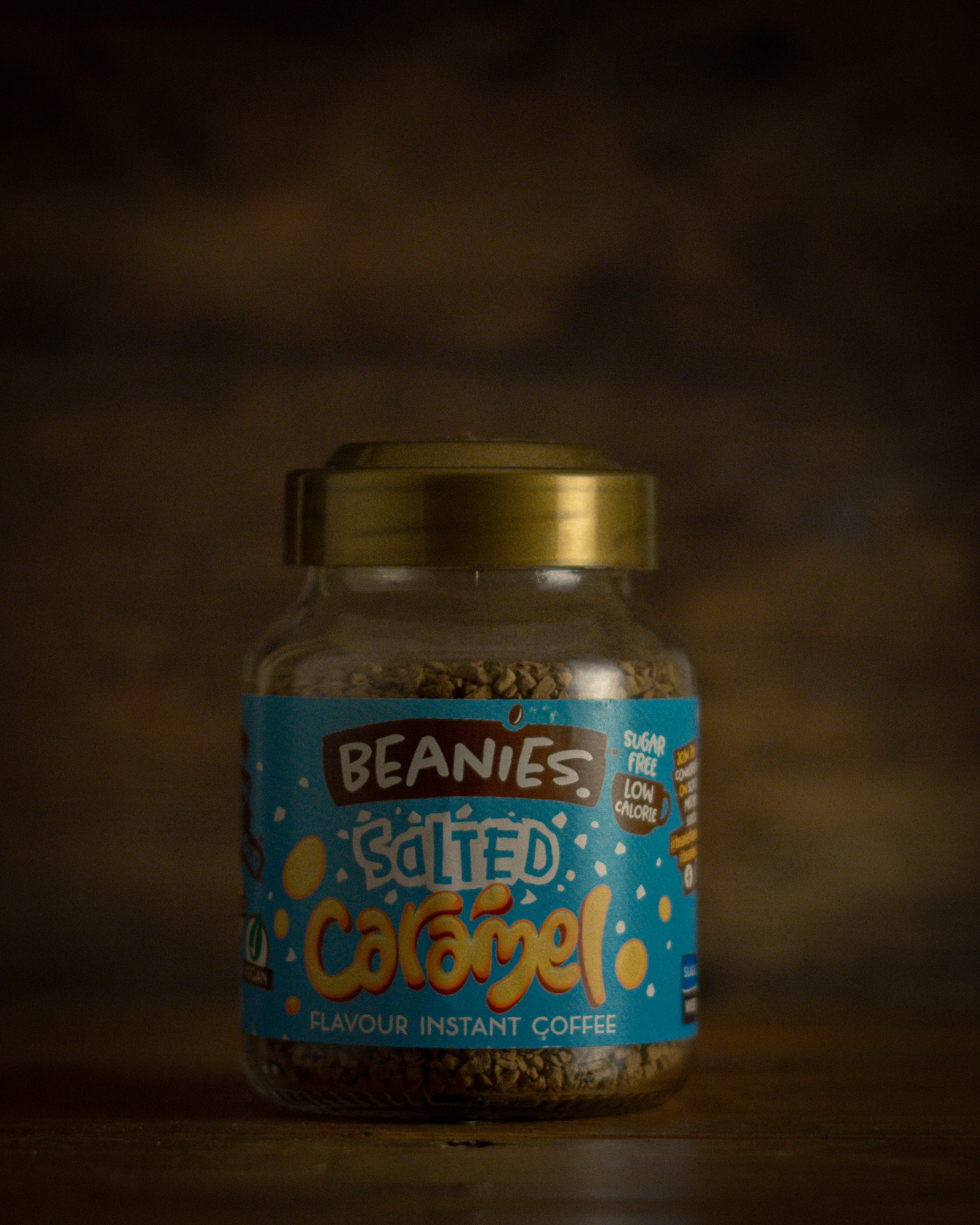 Beanies Salted Caramel Flavour Coffee Jar
