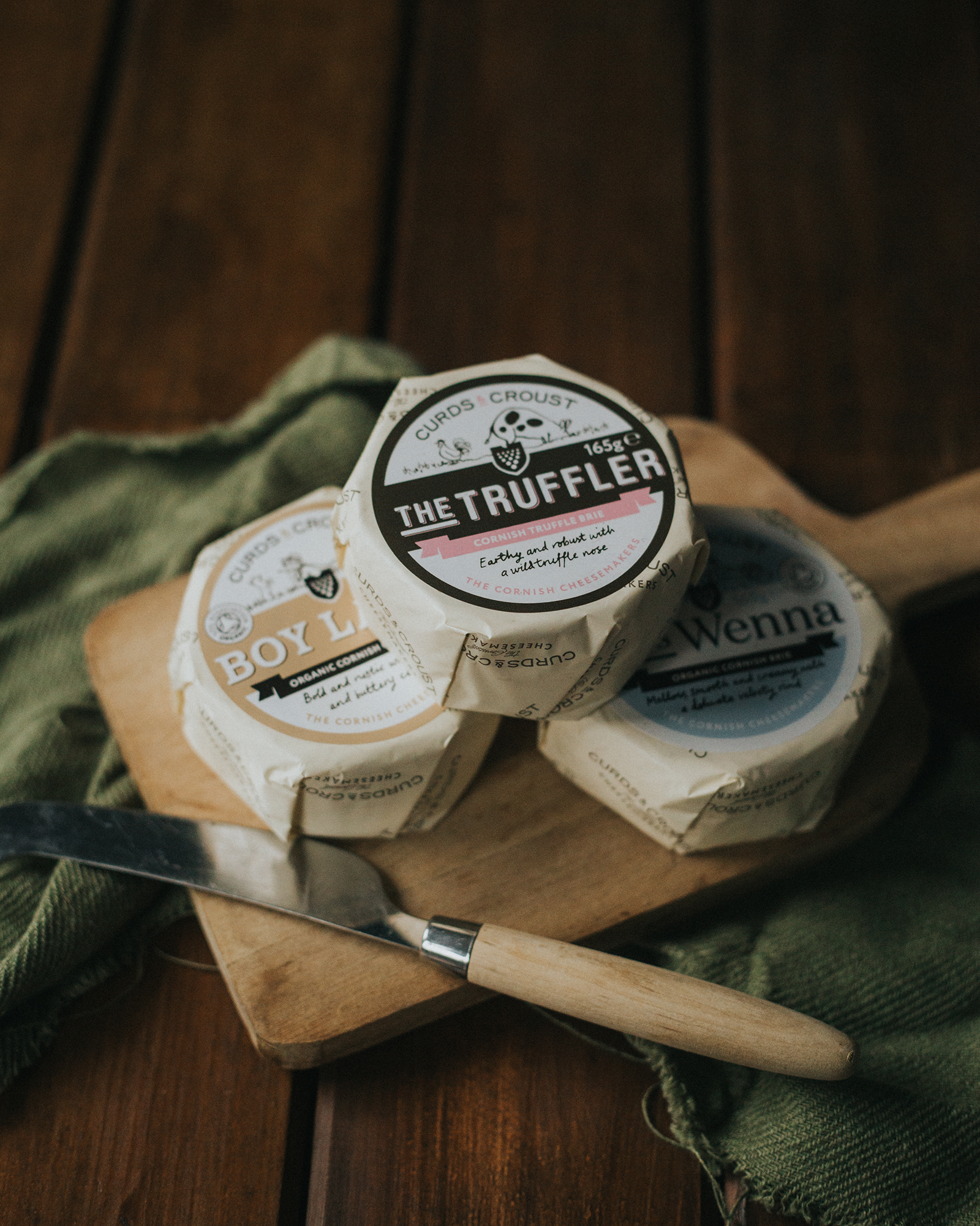 Curds & Croust The Truffler Cornish Brie