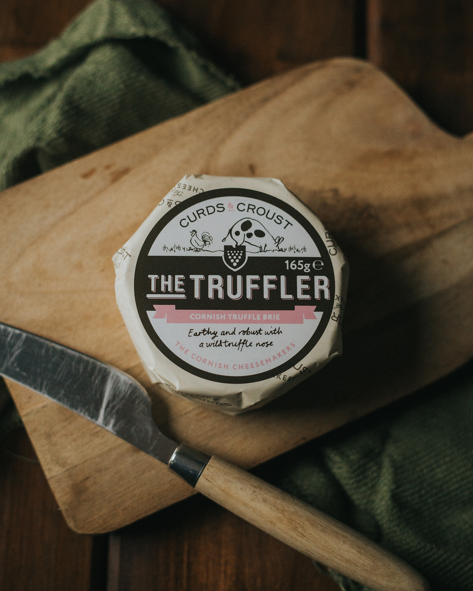 Curds & Croust The Truffler Cornish Brie