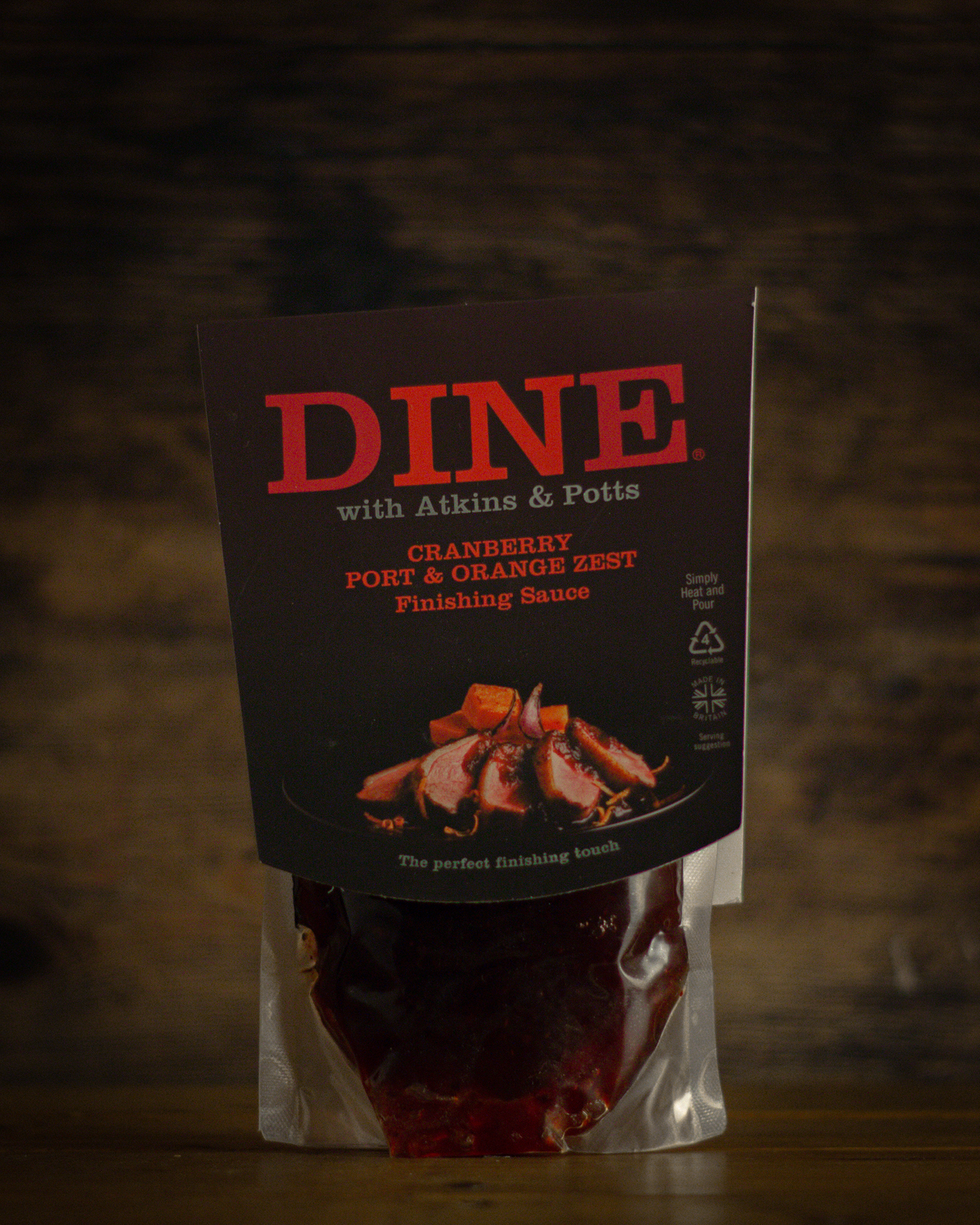 Atkins & Potts Cranberry, Port & Orange Zest Finishing Sauce