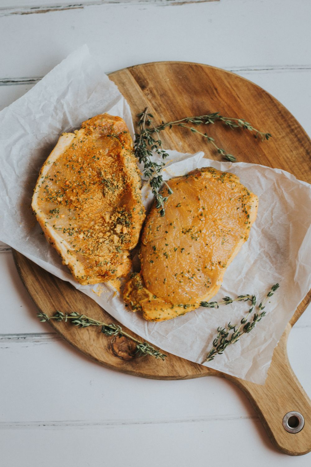 Garlic Butter Pork Steaks