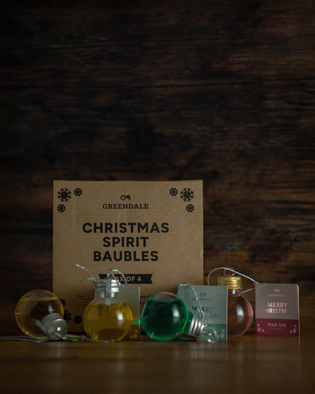 Greendale Gin Spirit Bauble Gift Box