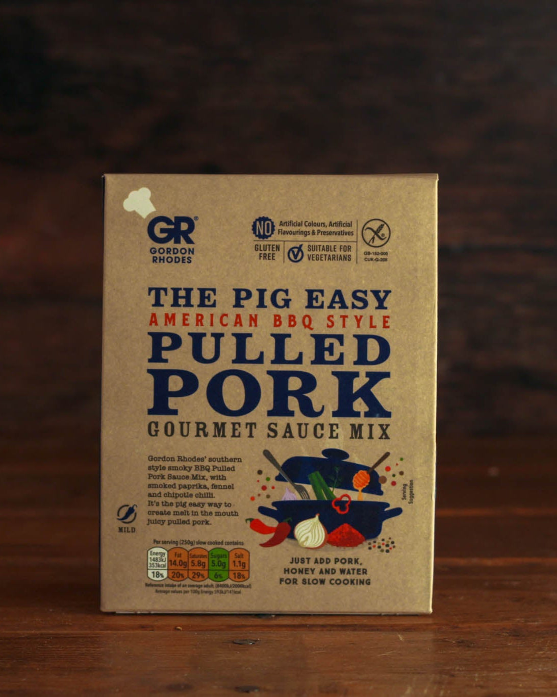 Gordon Rhodes Pulled Pork Gourmet Sauce Mix