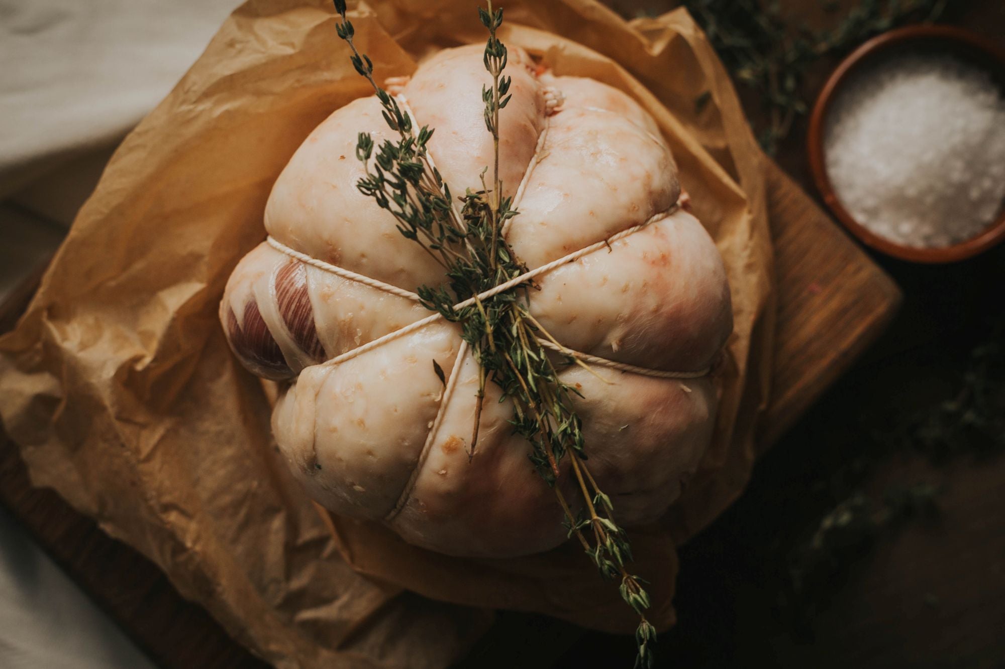 Greendale Boneless Turkey Leg Cushion with Sage and Red Onion Stuffing