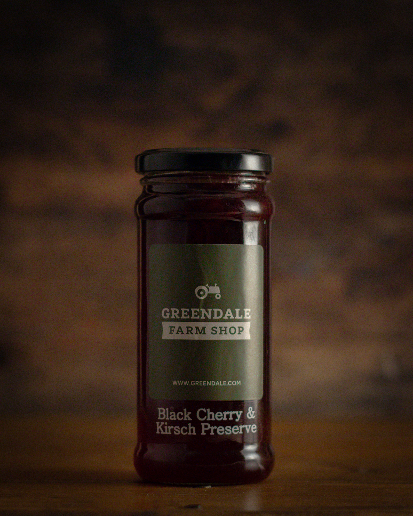 Greendale Black Cherry & Kirsch Preserve