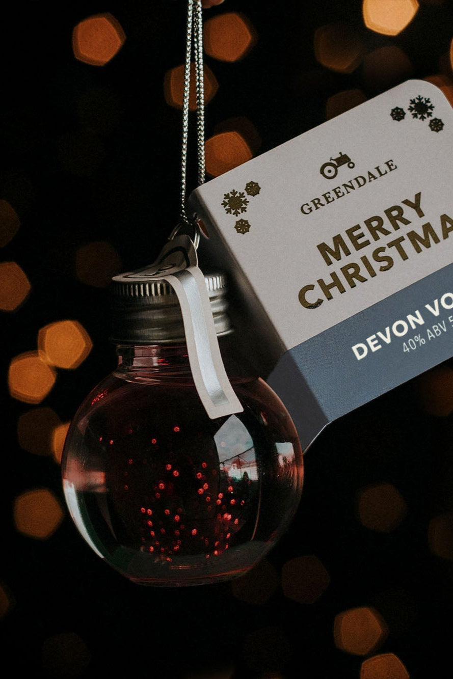 Greendale Devon Vodka Christmas Spirit Bauble