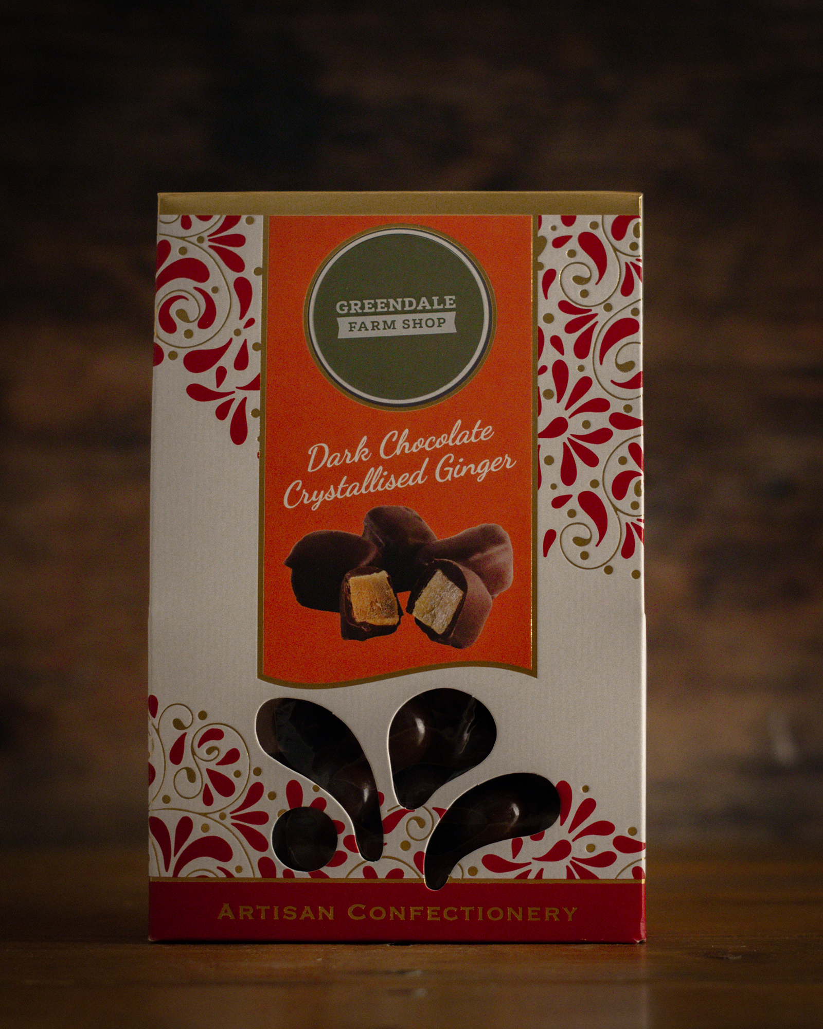 Greendale Dark Chocolate Crystallised Ginger