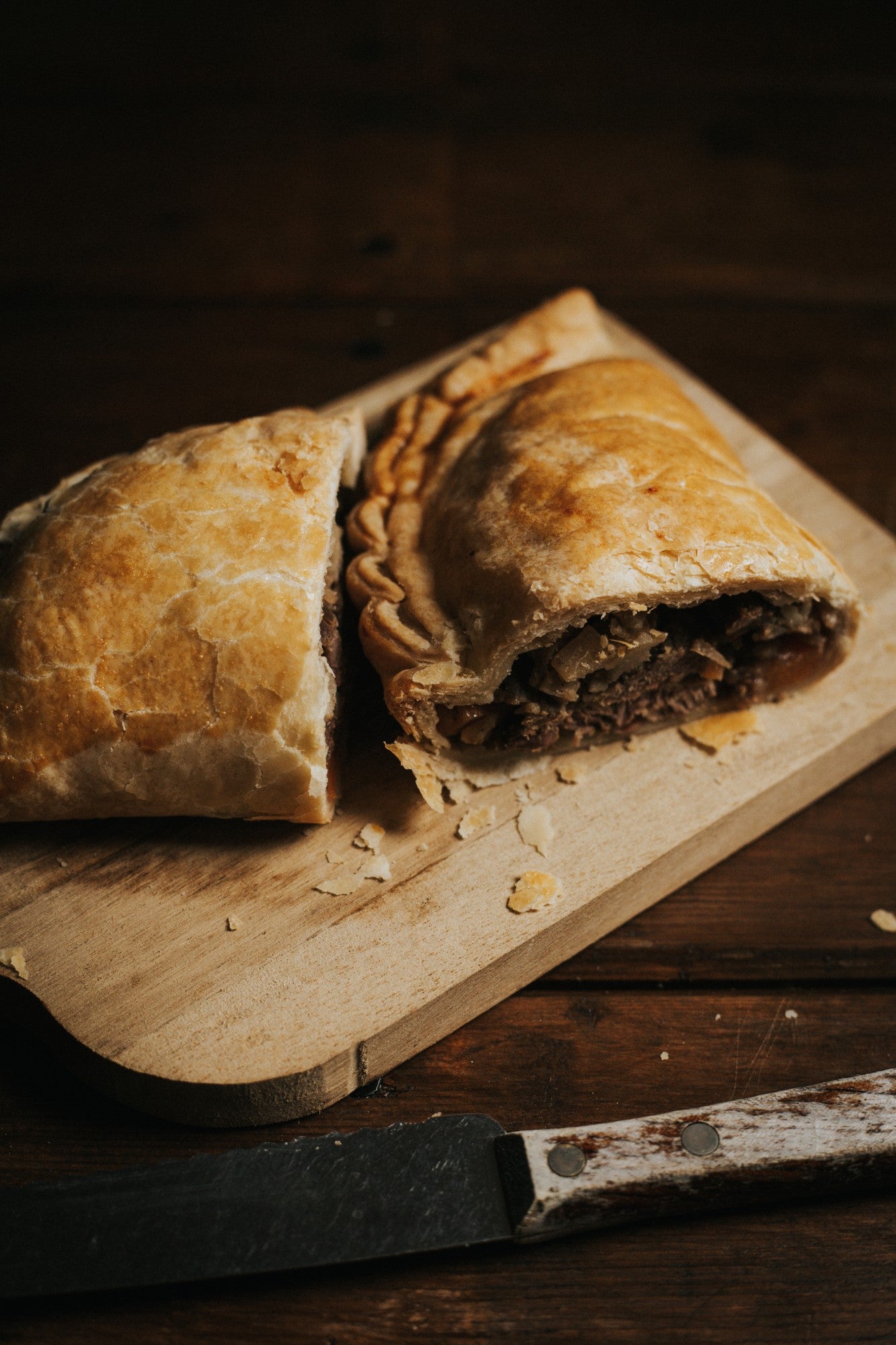 Uncooked Homemade Steak Pasty