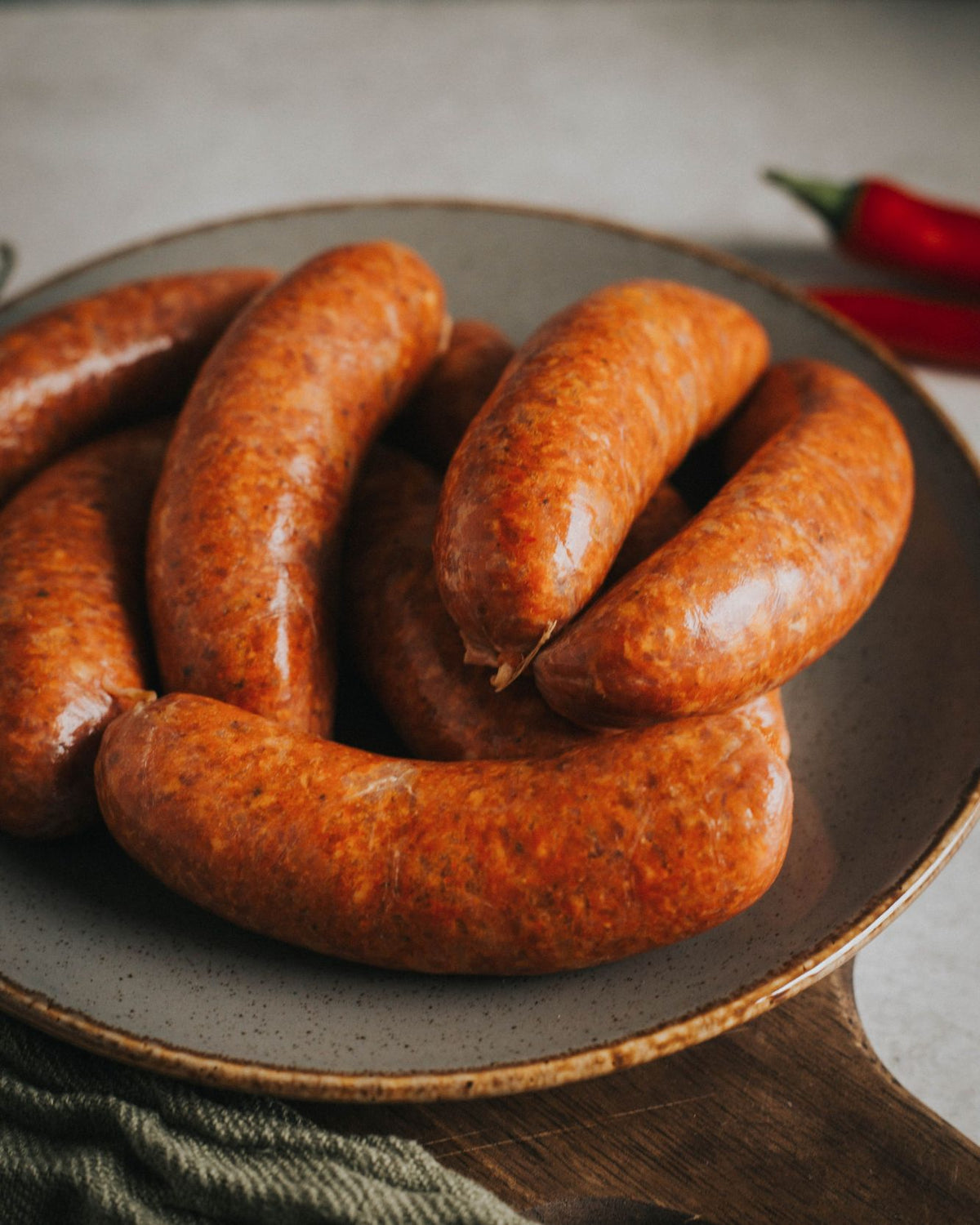 Hot Spanish Style Sausages