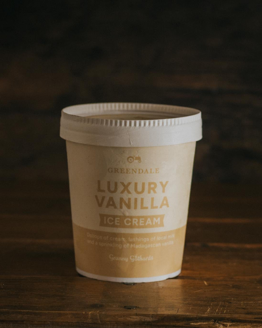 Greendale Luxury Vanilla Ice Cream (Pickup only)
