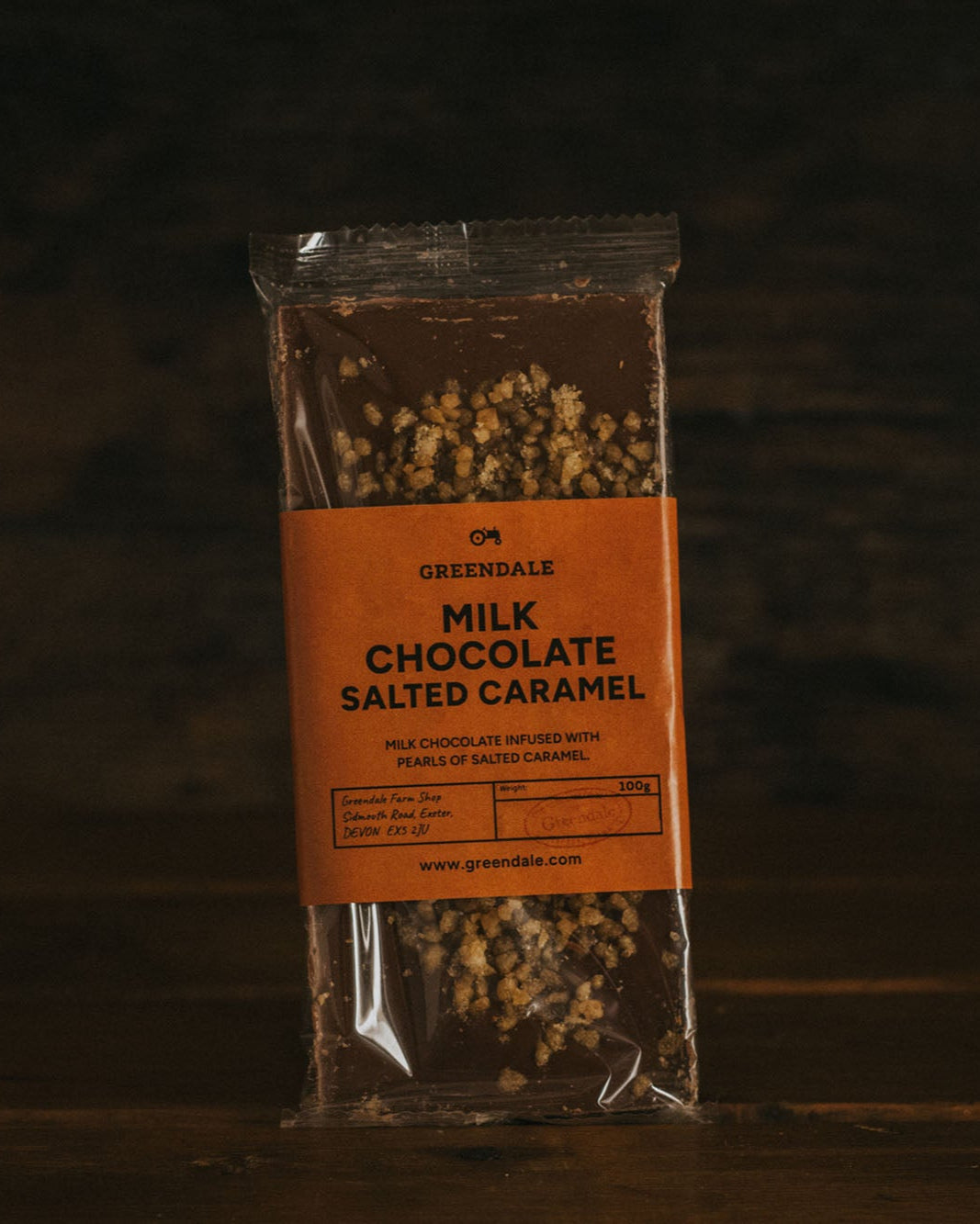 Greendale Milk Chocolate Salted Caramel Bar