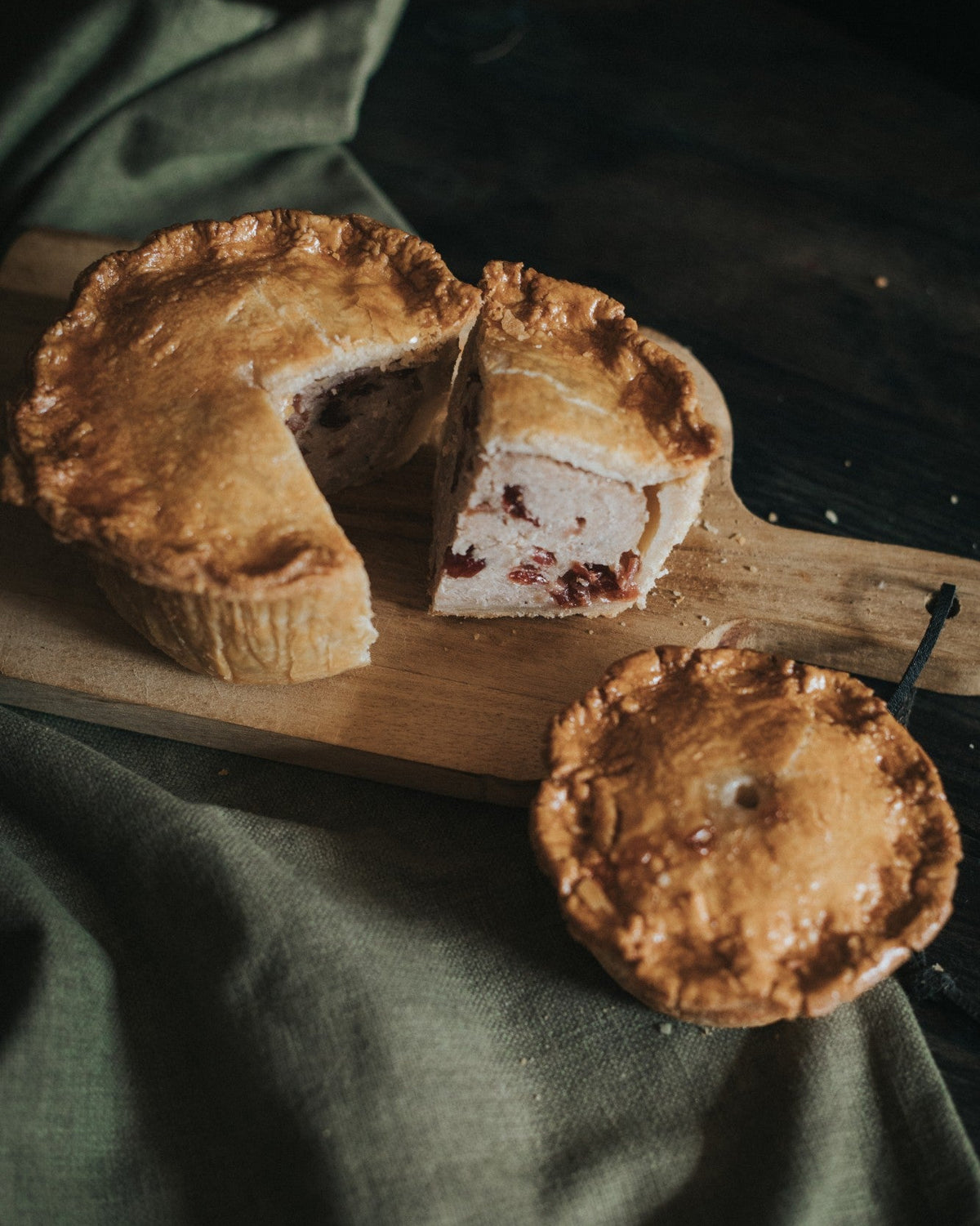 Greendale Pork & Cranberry Pie
