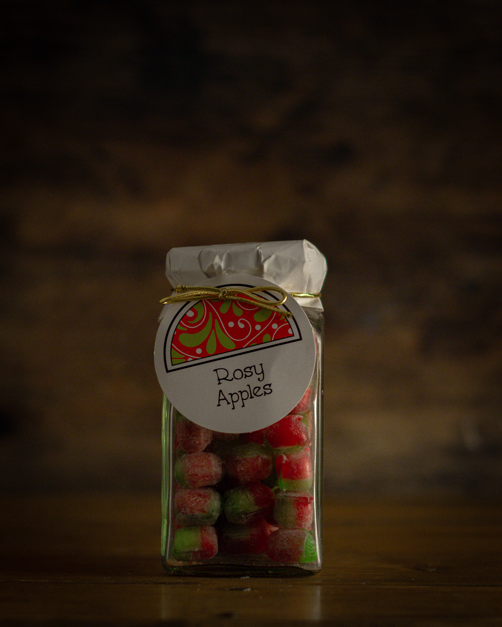 Rosy Apples Sweets Gift Jar